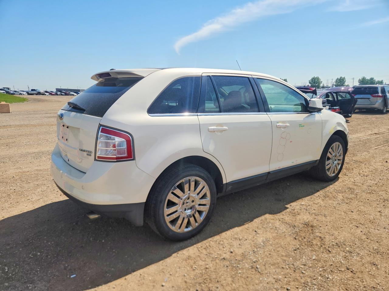 2008 Ford Edge Limited White vin: 2FMDK49C48BA23187