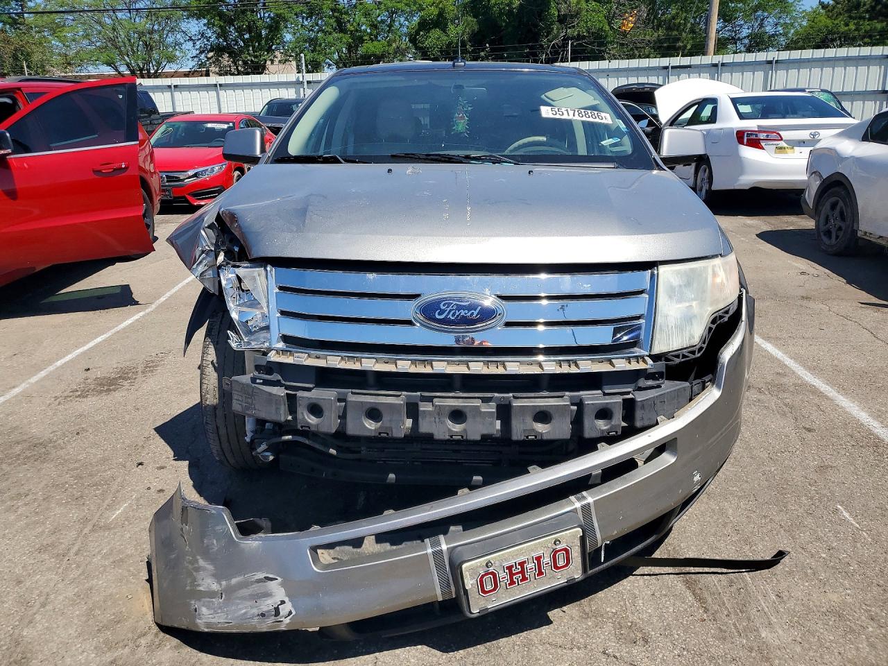 2008 Ford Edge Limited Silver vin: 2FMDK49C48BB08112