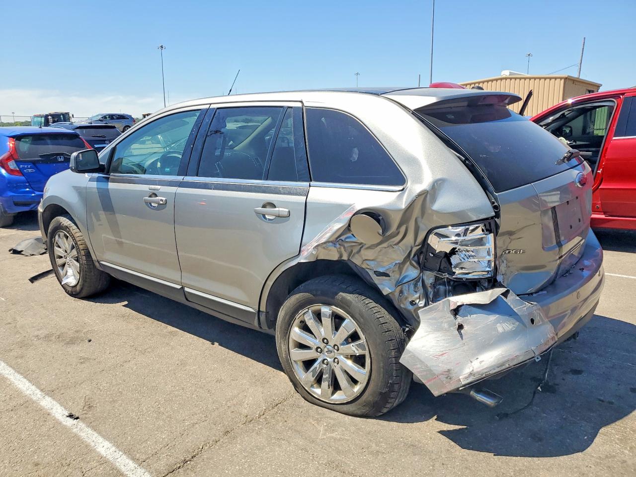 2008 Ford Edge Limited Silver vin: 2FMDK49C48BB08112