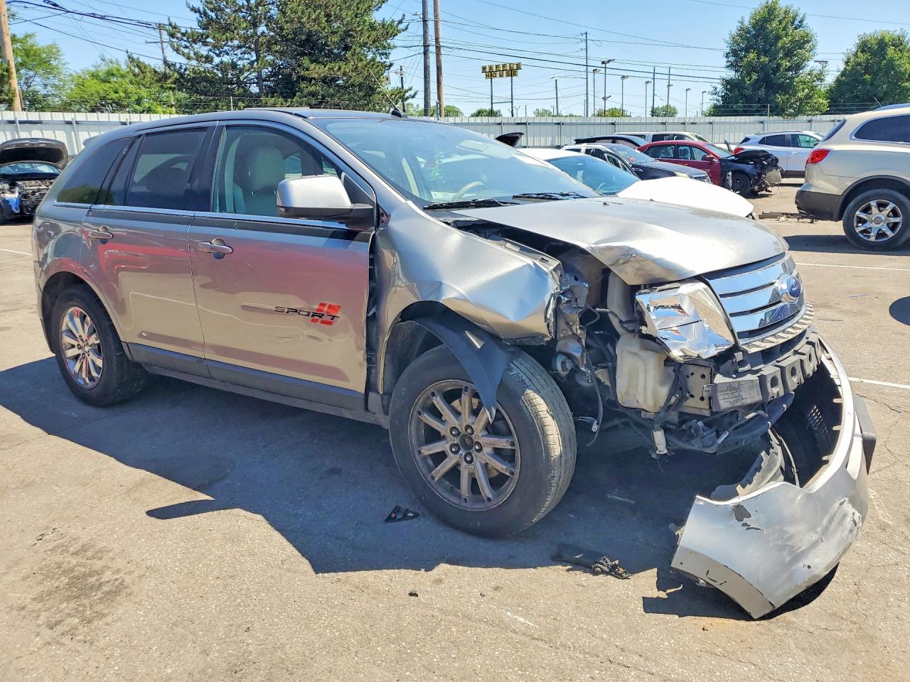 2008 Ford Edge Limited Silver vin: 2FMDK49C48BB08112