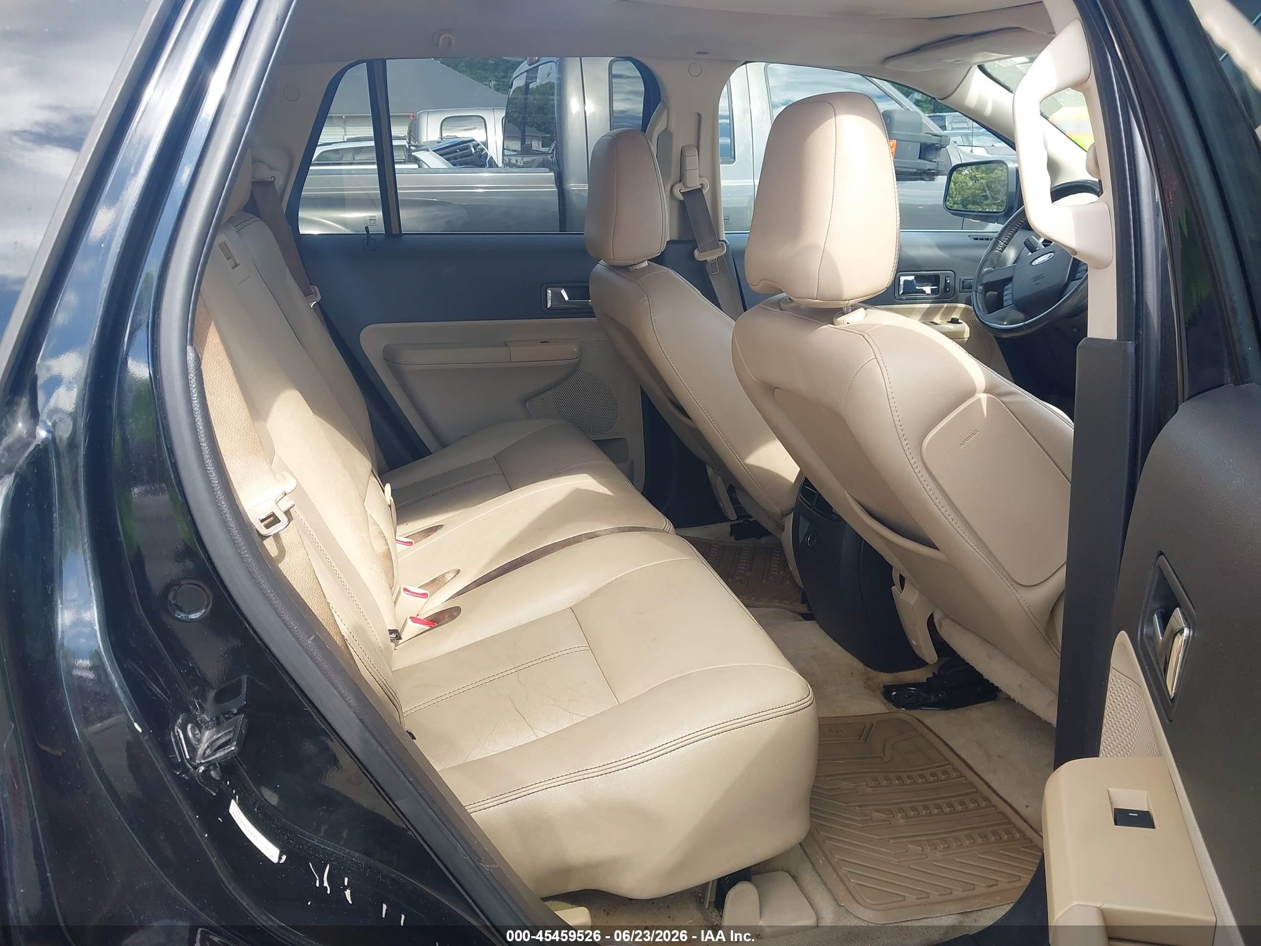 2008 Ford Edge Limited Black vin: 2FMDK49C48BB10412