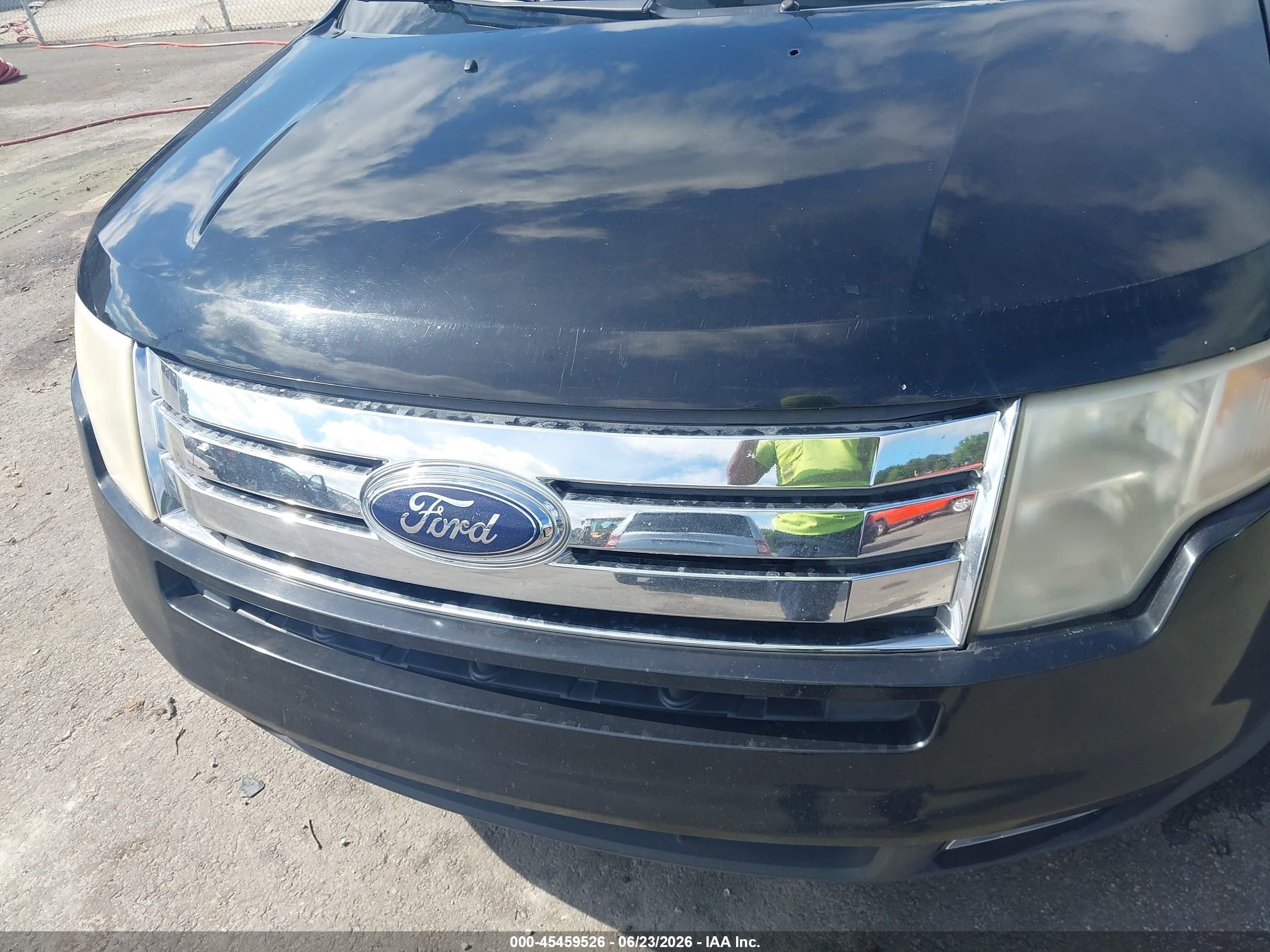 2008 Ford Edge Limited Black vin: 2FMDK49C48BB10412