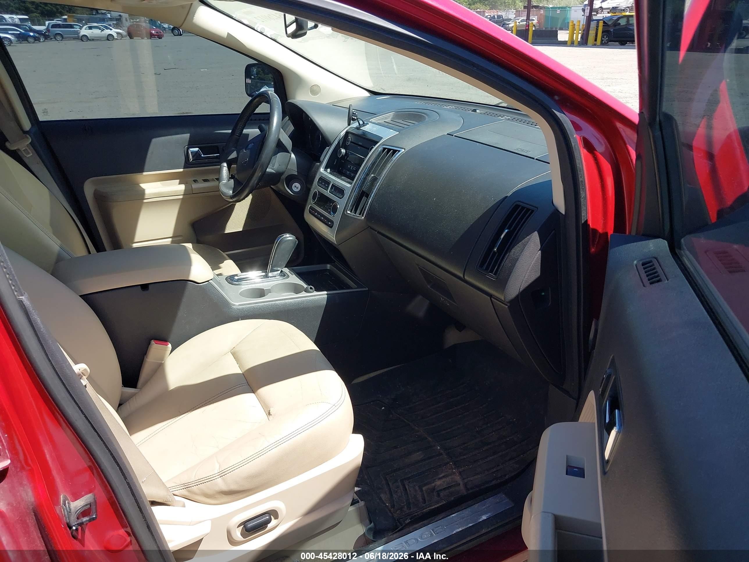 2009 Ford Edge Limited Red vin: 2FMDK49C49BB00805