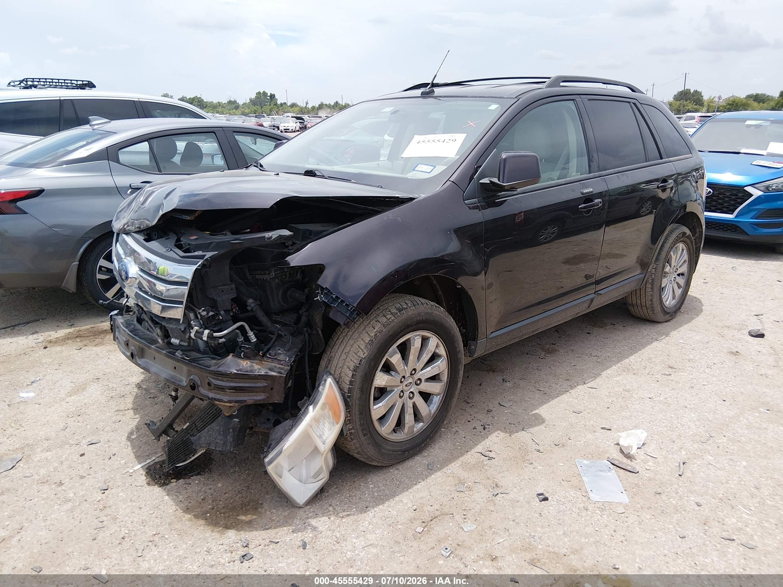 2007 Ford Edge Sel Plus Purple vin: 2FMDK49C57BA56696