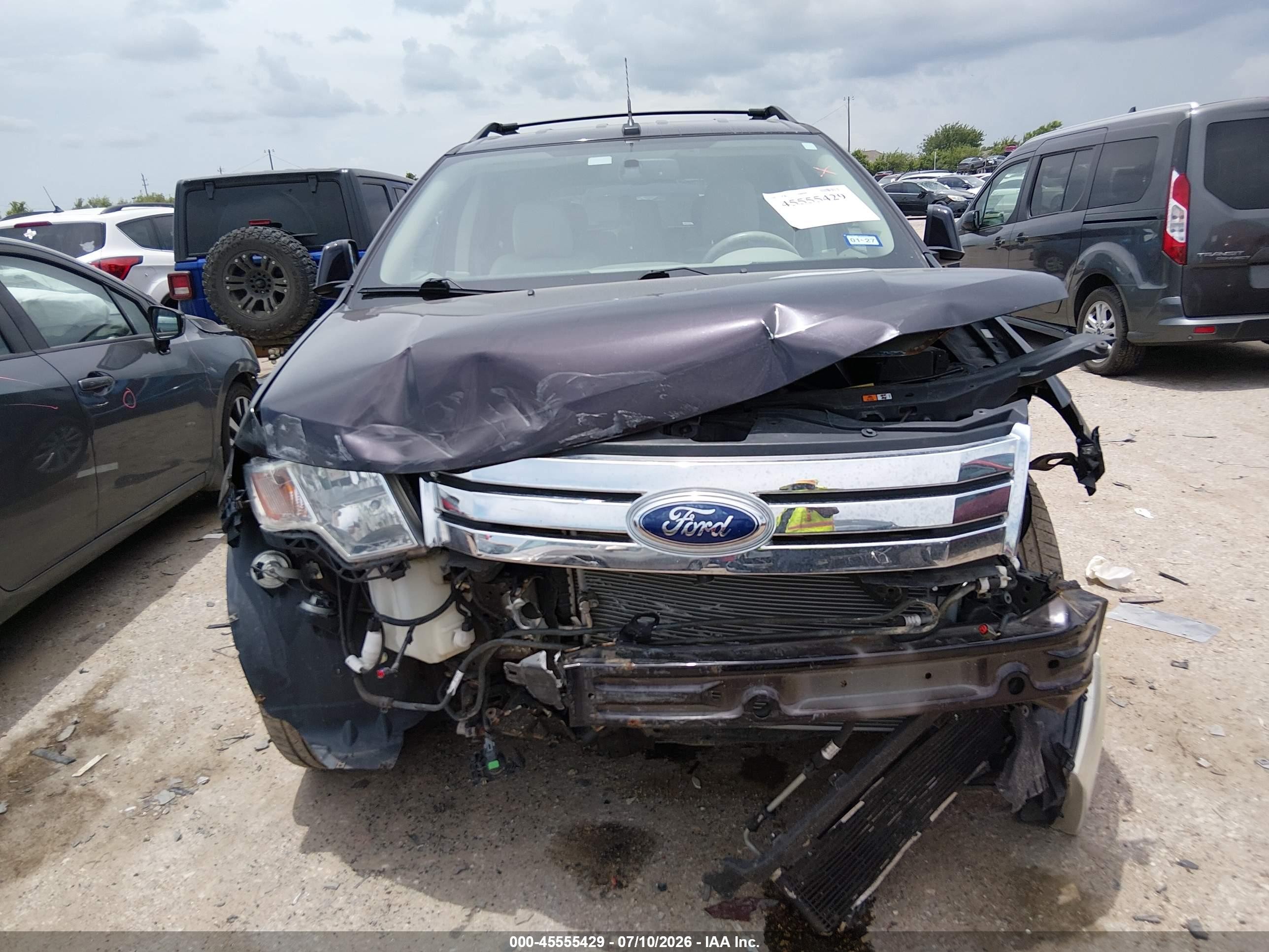 2007 Ford Edge Sel Plus Purple vin: 2FMDK49C57BA56696