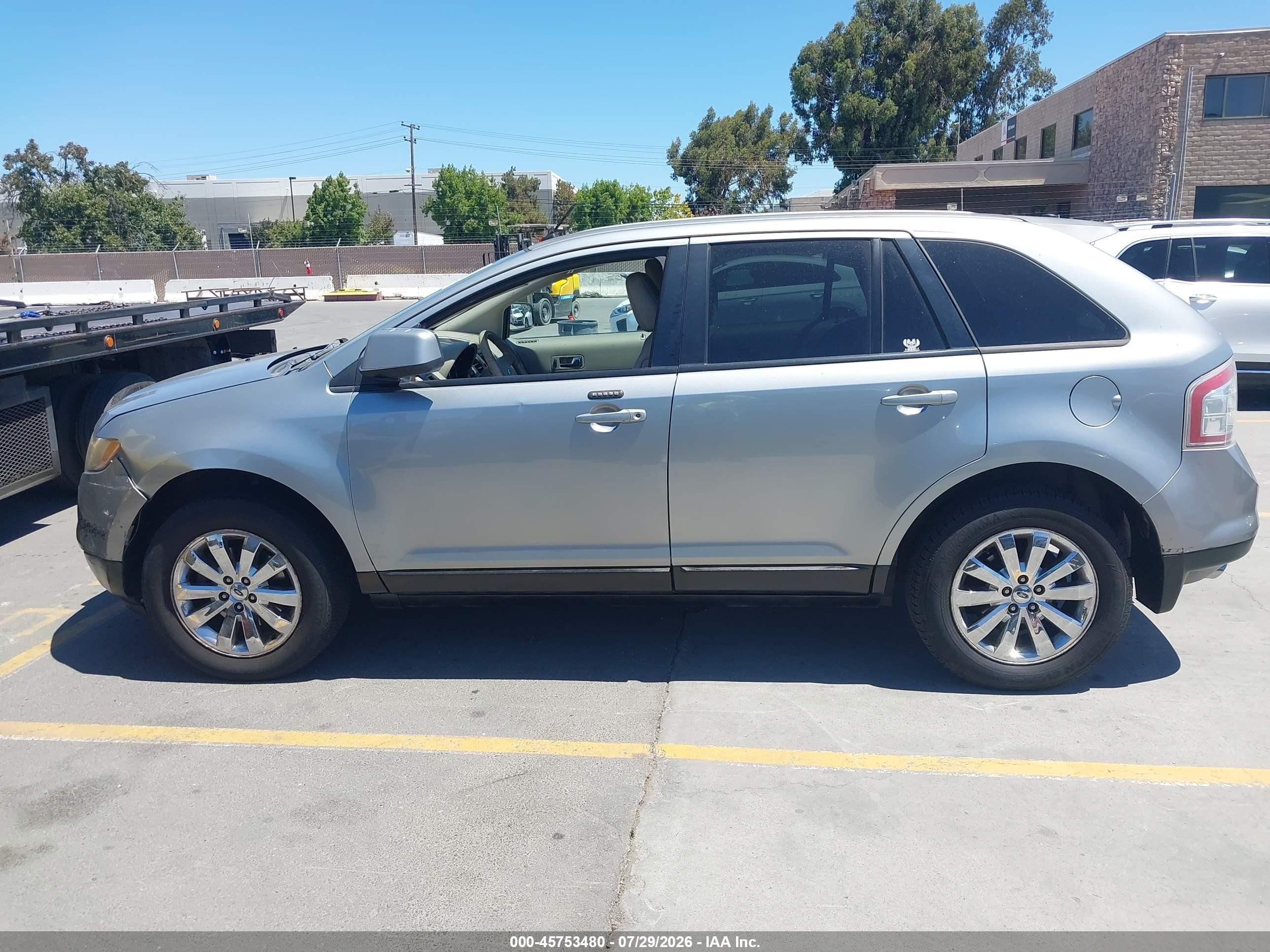 2007 Ford Edge Sel Plus Серый vin: 2FMDK49C57BA87902