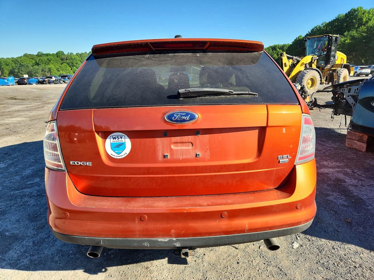 2007 Ford Edge Sel Plus Orange vin: 2FMDK49C57BB25404