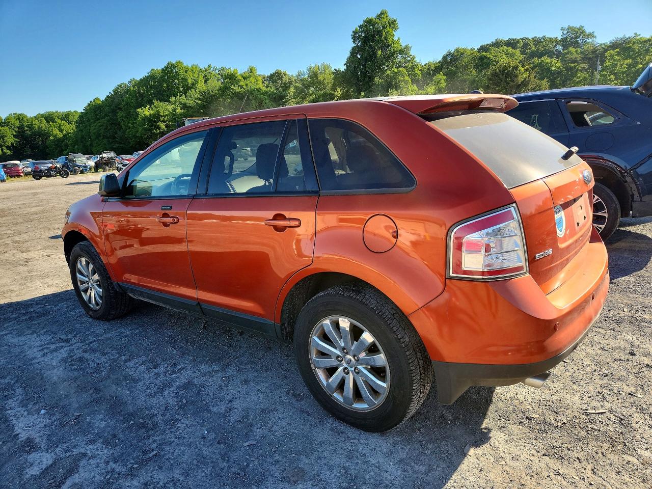 2007 Ford Edge Sel Plus Orange vin: 2FMDK49C57BB25404