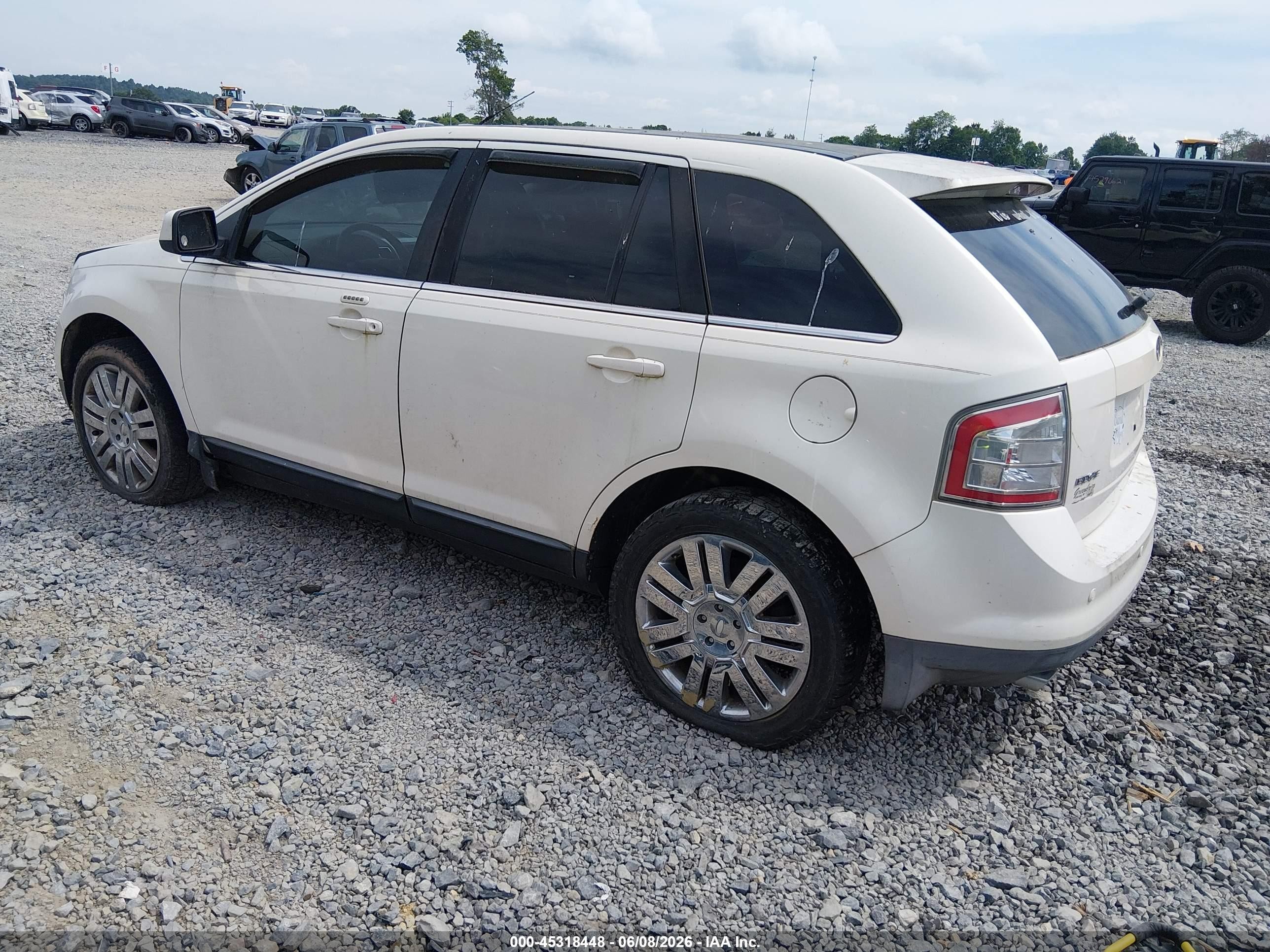 2008 Ford Edge Limited Белый vin: 2FMDK49C58BA14210