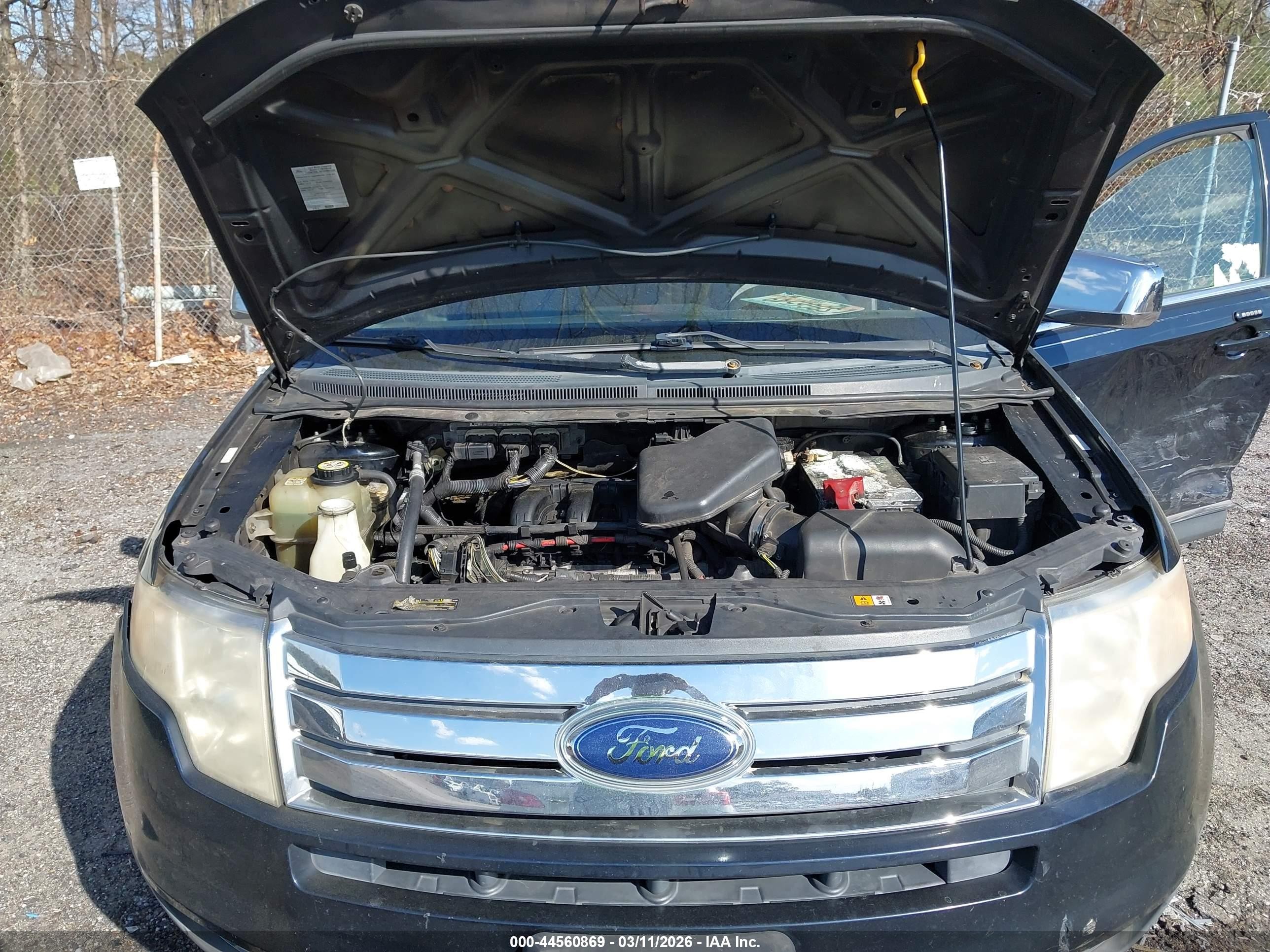 2008 Ford Edge Limited Blue vin: 2FMDK49C58BA25188