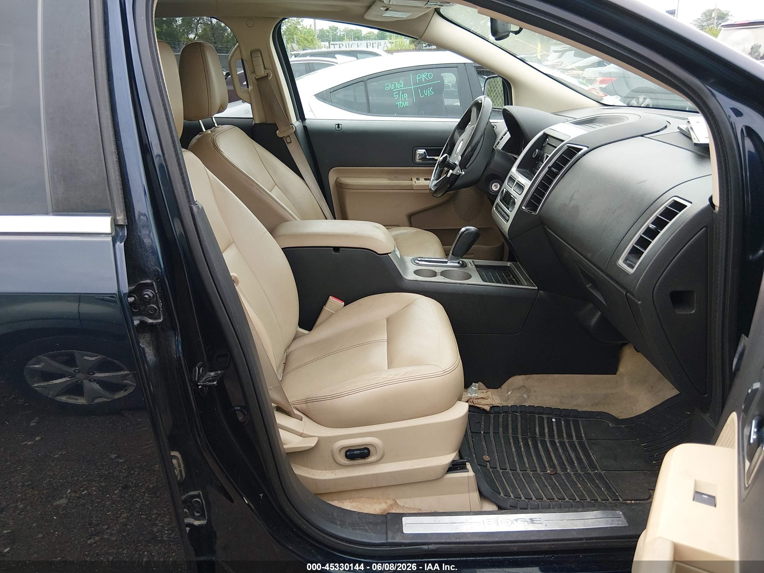 2008 Ford Edge Limited Black vin: 2FMDK49C58BA85133