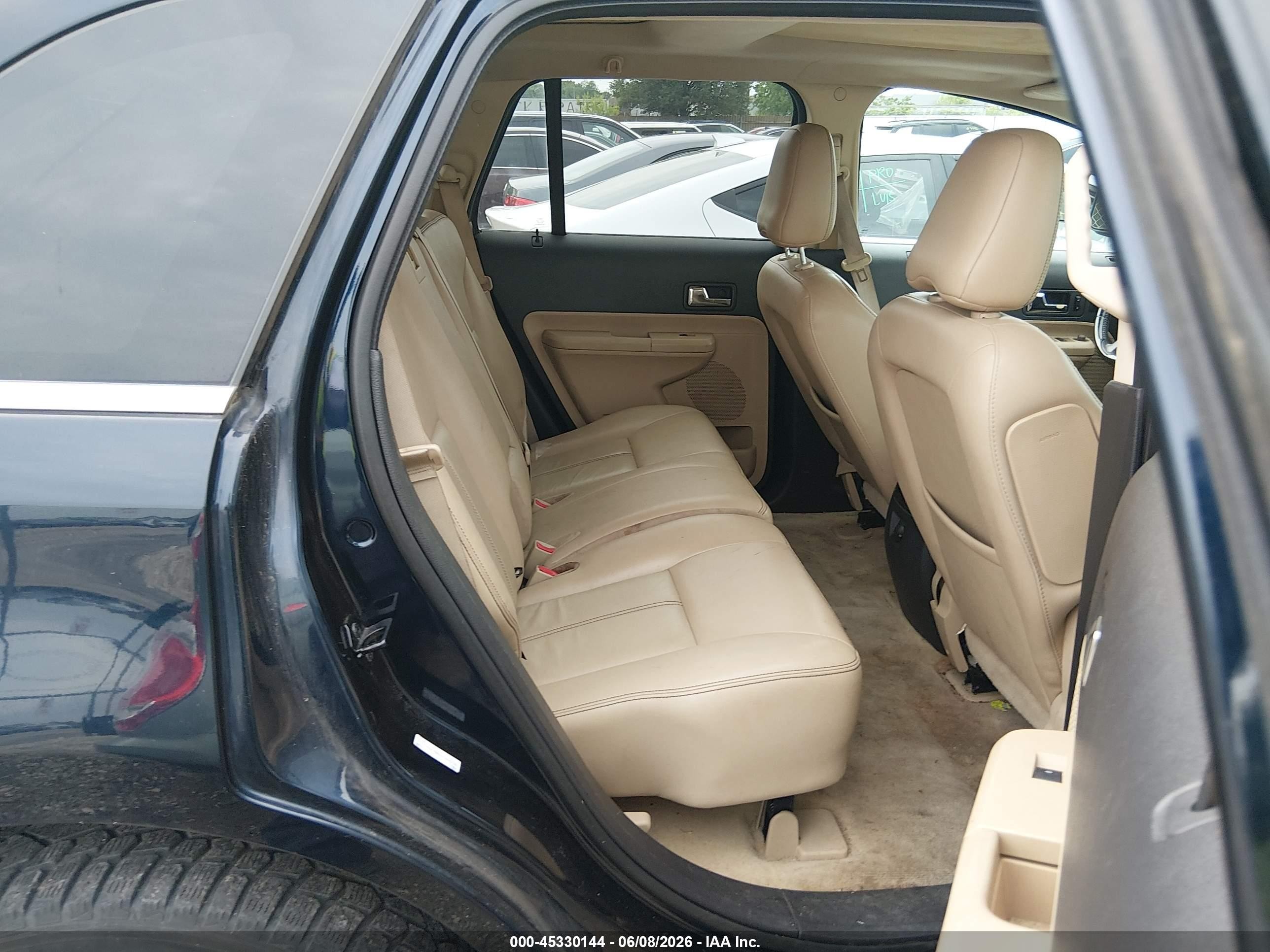 2008 Ford Edge Limited Black vin: 2FMDK49C58BA85133