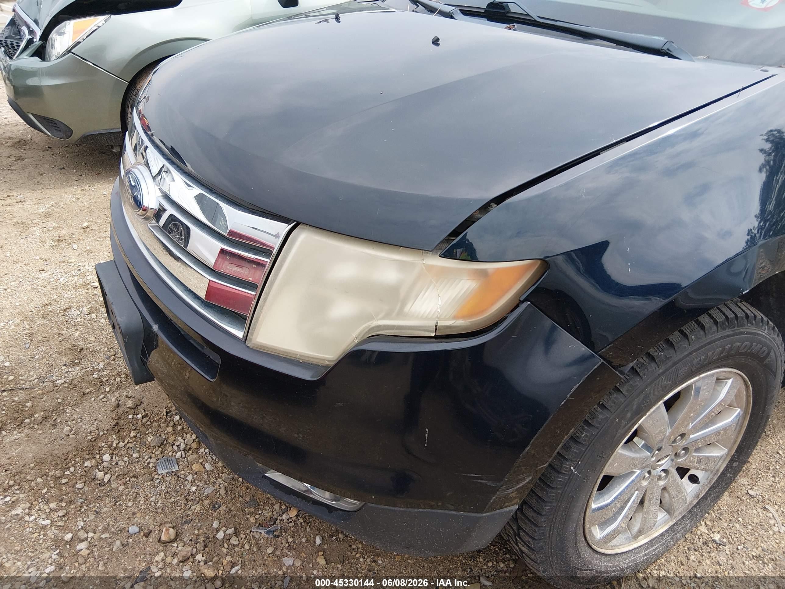 2008 Ford Edge Limited Black vin: 2FMDK49C58BA85133