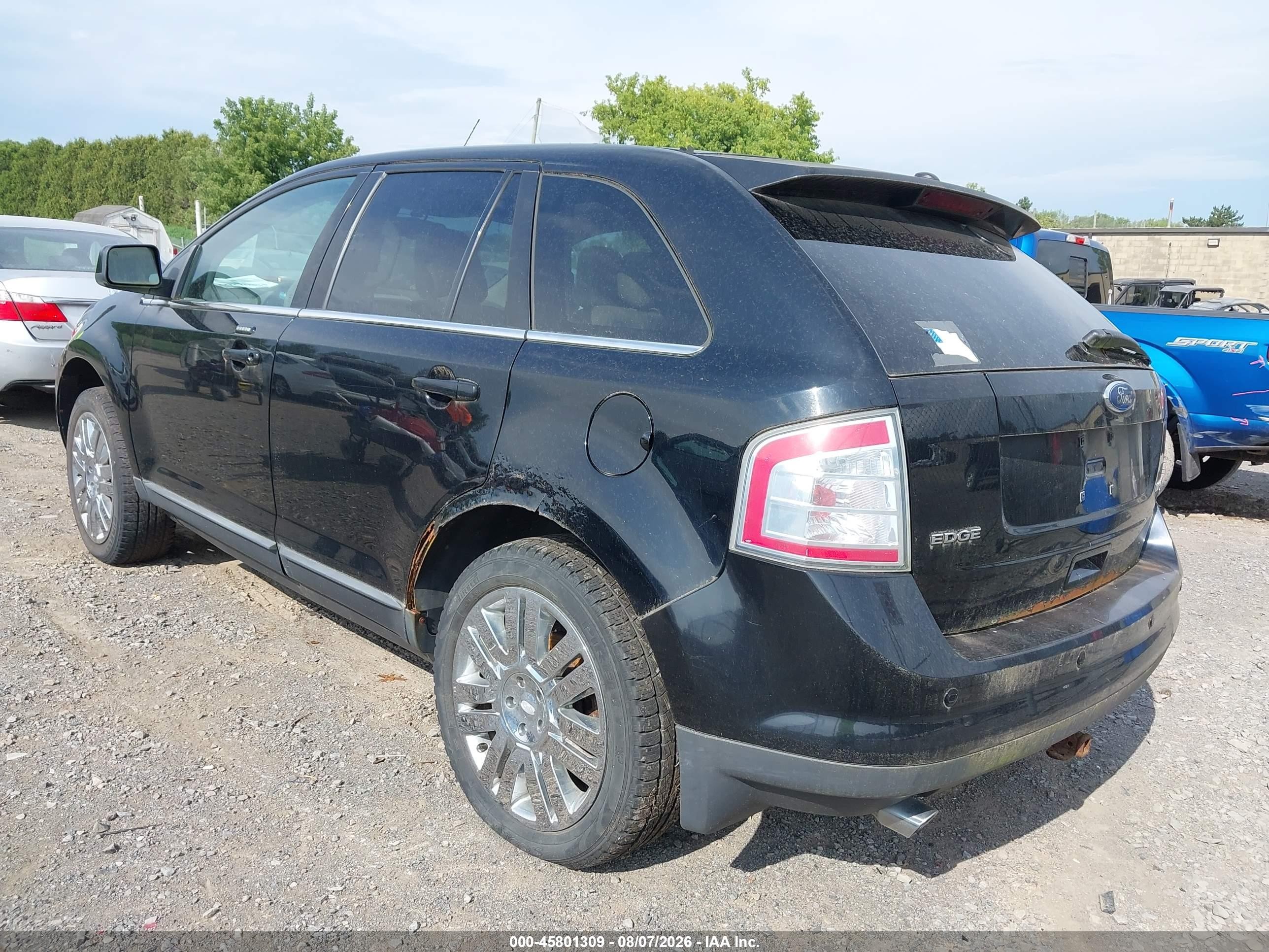 2008 Ford Edge Limited Черный vin: 2FMDK49C58BB12959
