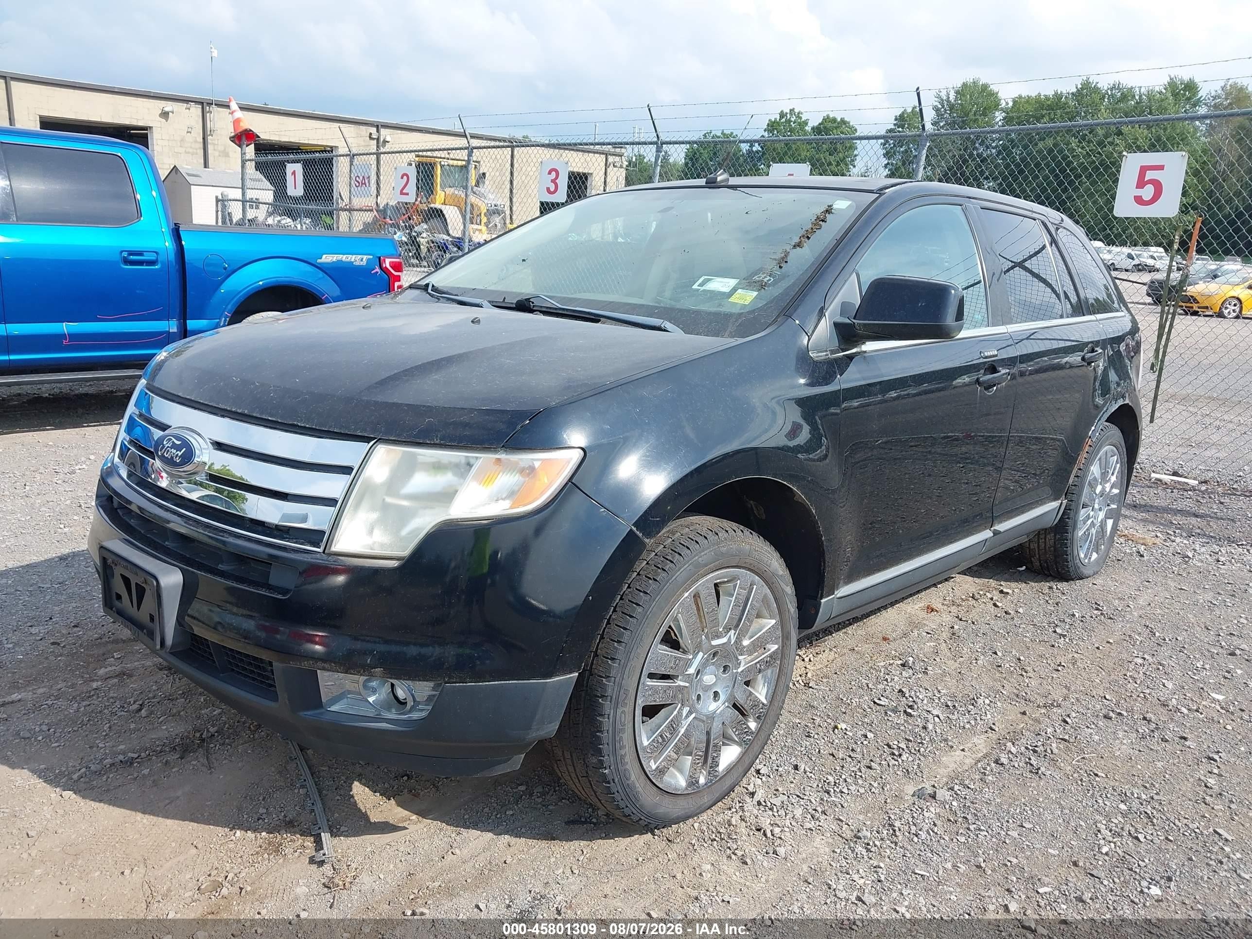 2008 Ford Edge Limited Черный vin: 2FMDK49C58BB12959