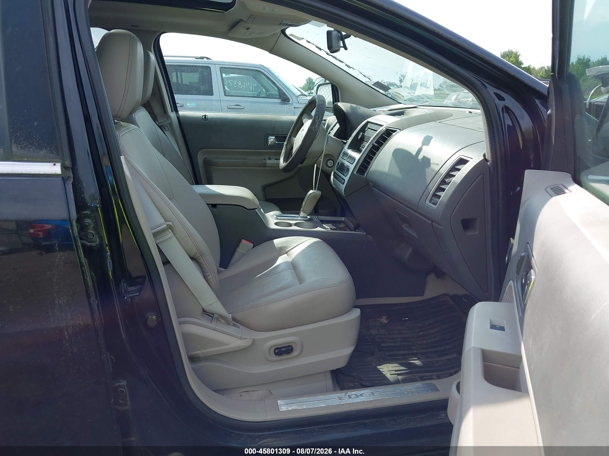 2008 Ford Edge Limited Черный vin: 2FMDK49C58BB12959
