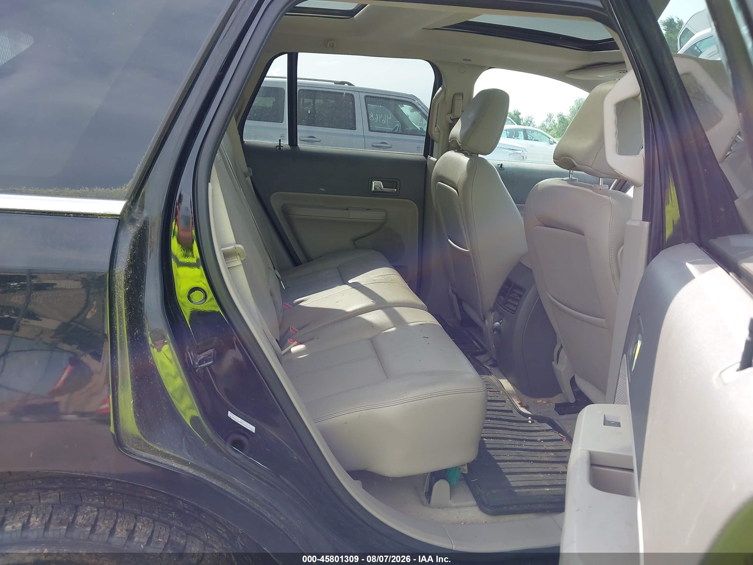 2008 Ford Edge Limited Черный vin: 2FMDK49C58BB12959