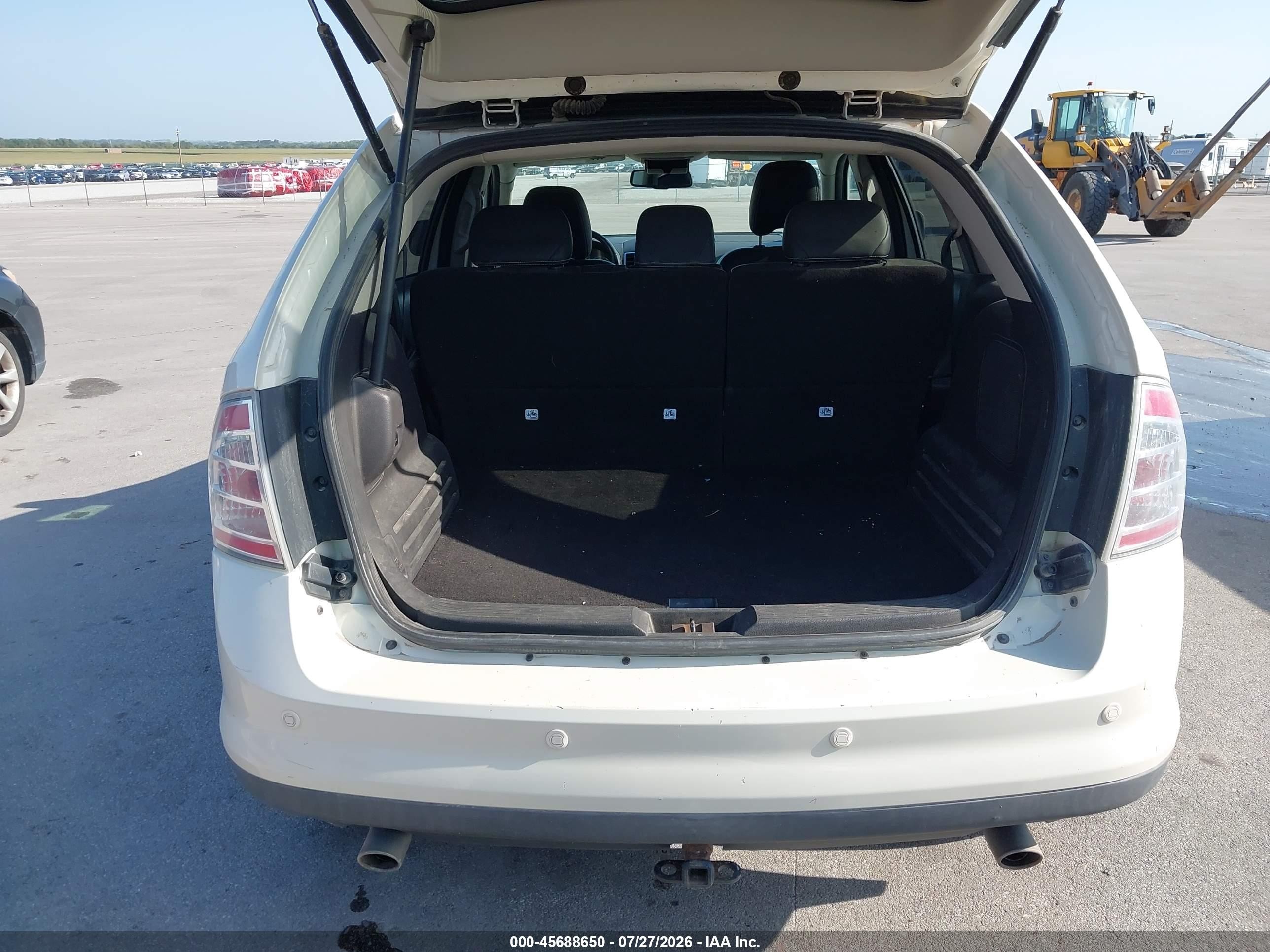 2008 Ford Edge Limited White vin: 2FMDK49C58BB39403