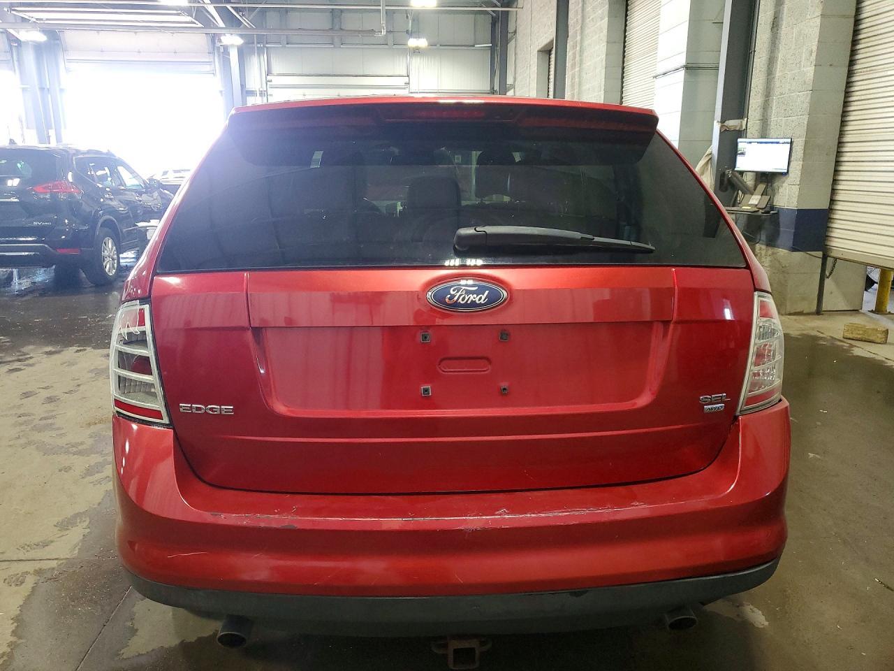 2007 Ford Edge Sel Plus Red vin: 2FMDK49C67BB60596
