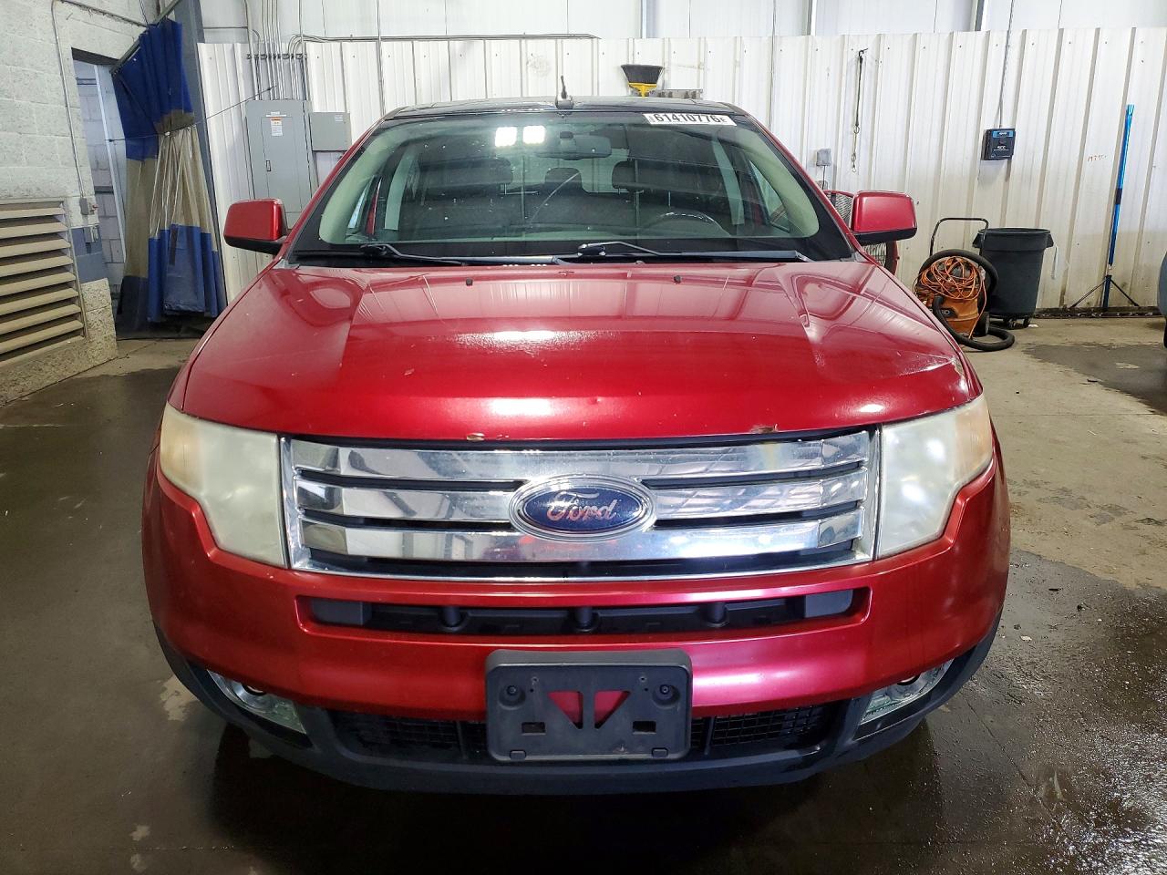 2007 Ford Edge Sel Plus Red vin: 2FMDK49C67BB60596