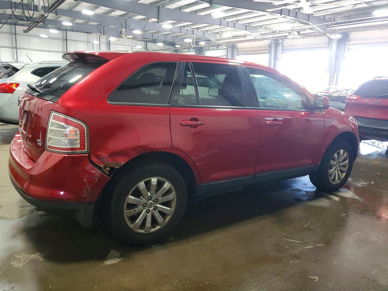 2007 Ford Edge Sel Plus Red vin: 2FMDK49C67BB60596