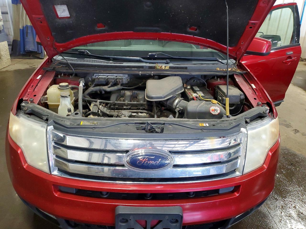 2007 Ford Edge Sel Plus Red vin: 2FMDK49C67BB60596
