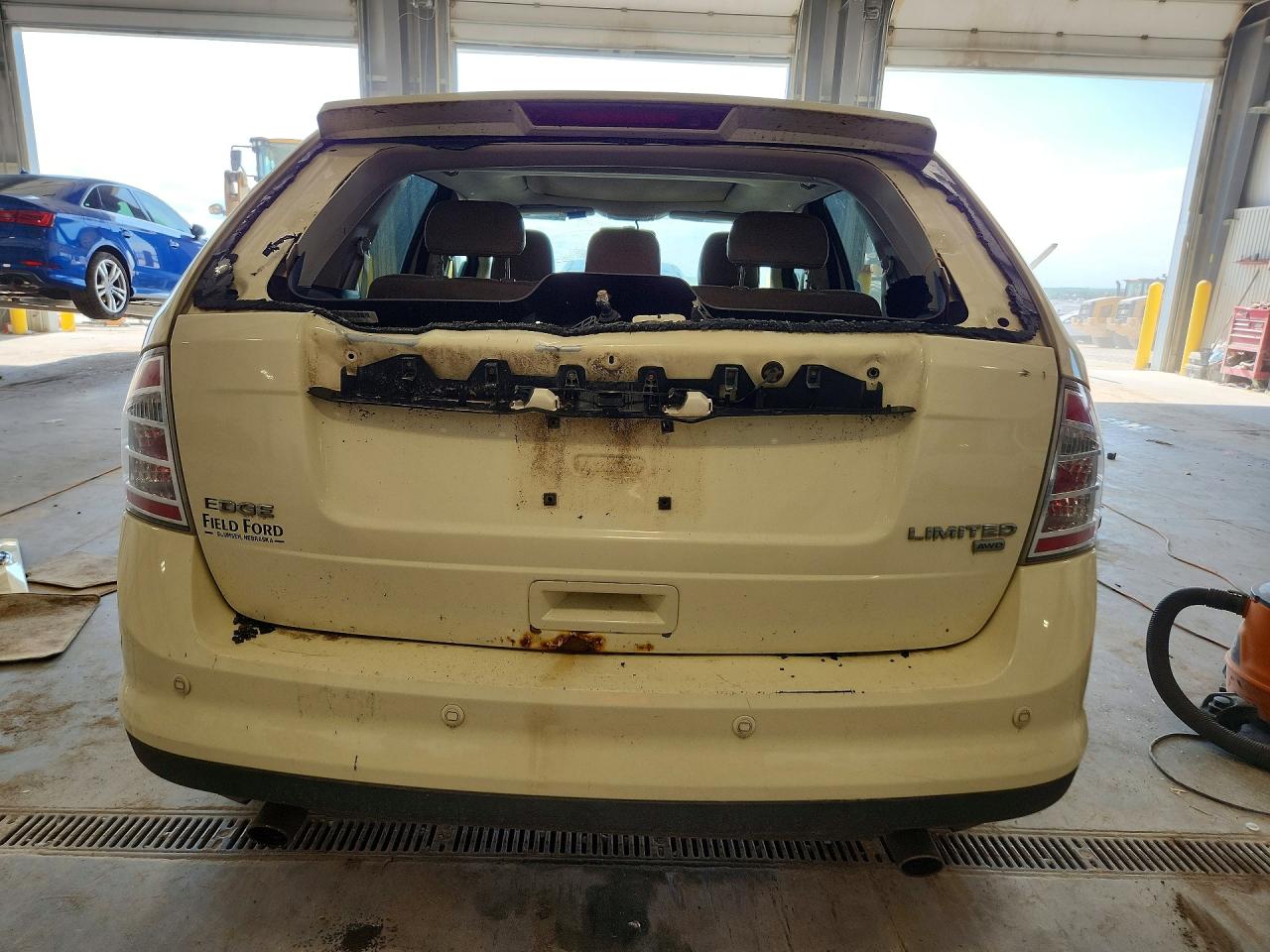 2008 Ford Edge Limited White vin: 2FMDK49C68BA02714