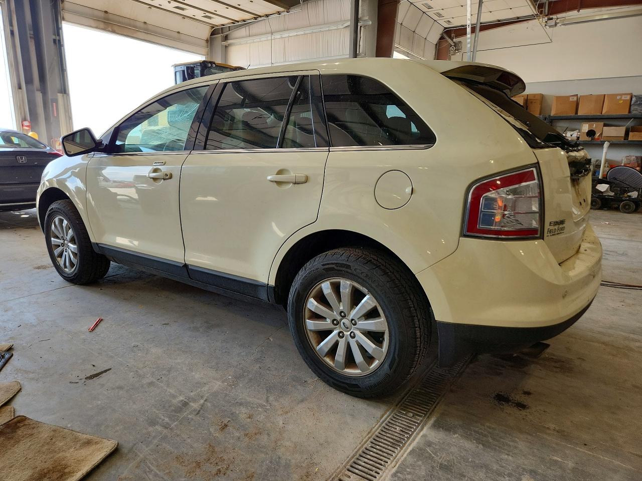 2008 Ford Edge Limited White vin: 2FMDK49C68BA02714