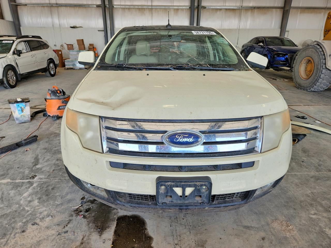 2008 Ford Edge Limited White vin: 2FMDK49C68BA02714