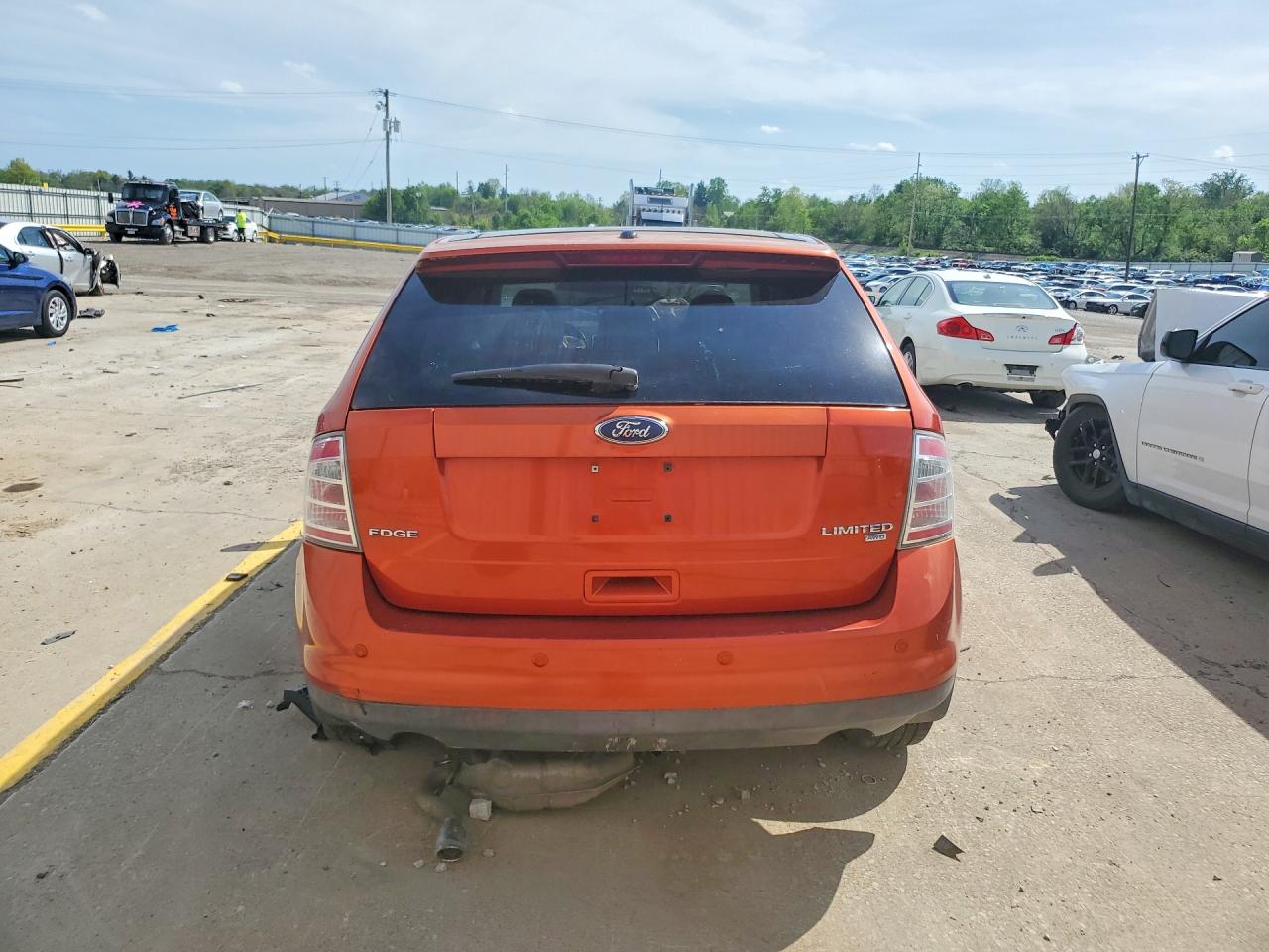 2008 Ford Edge Limited Orange vin: 2FMDK49C68BA25975
