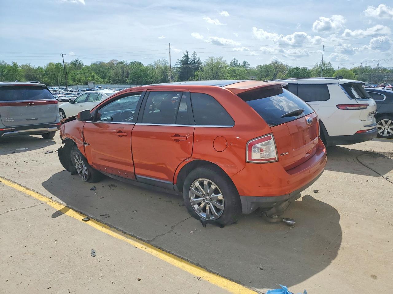 2008 Ford Edge Limited Orange vin: 2FMDK49C68BA25975