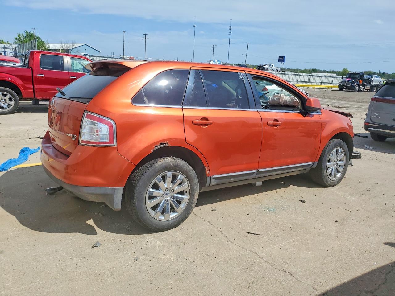 2008 Ford Edge Limited Orange vin: 2FMDK49C68BA25975