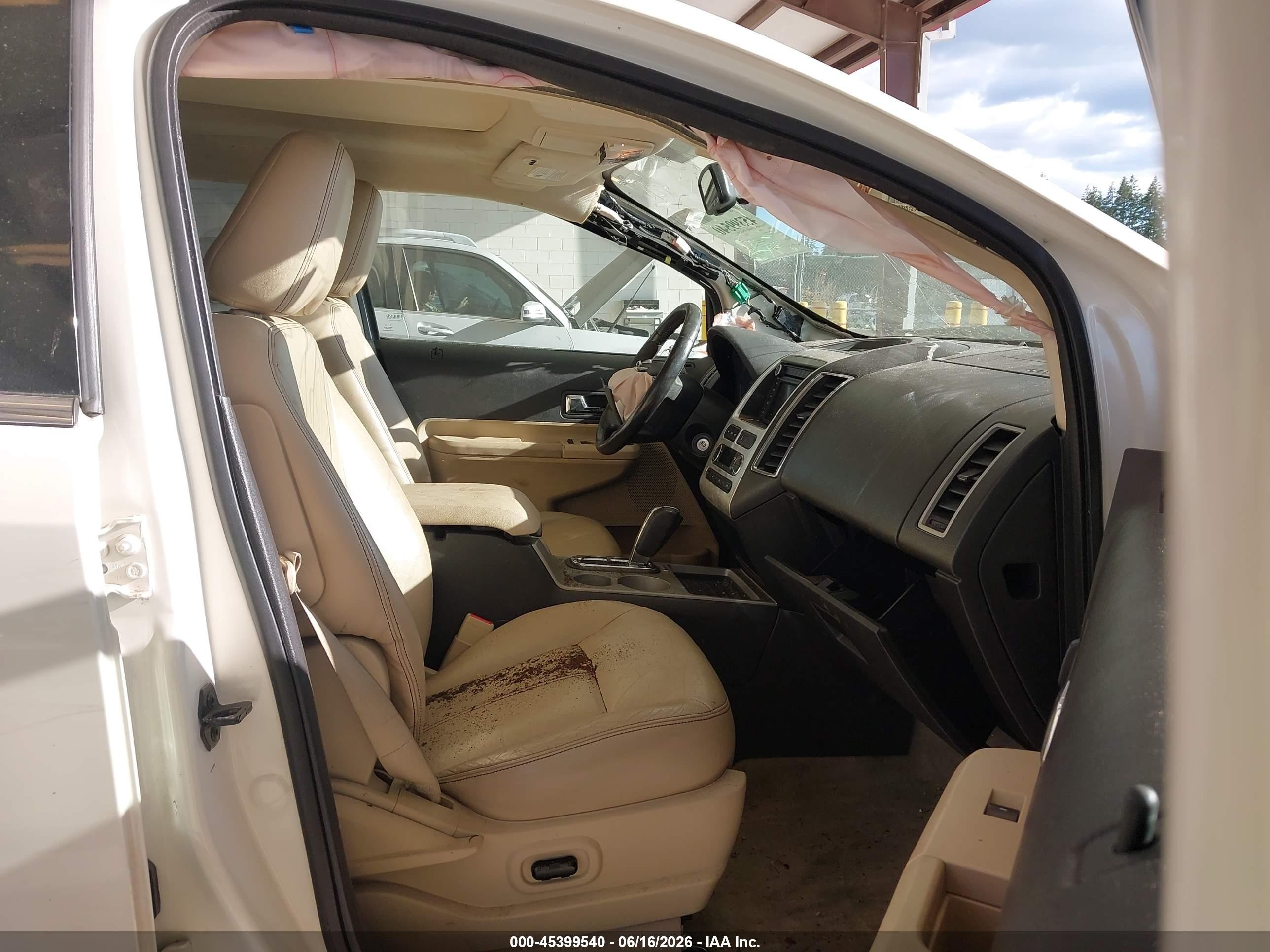 2008 Ford Edge Limited Beige vin: 2FMDK49C68BA59950
