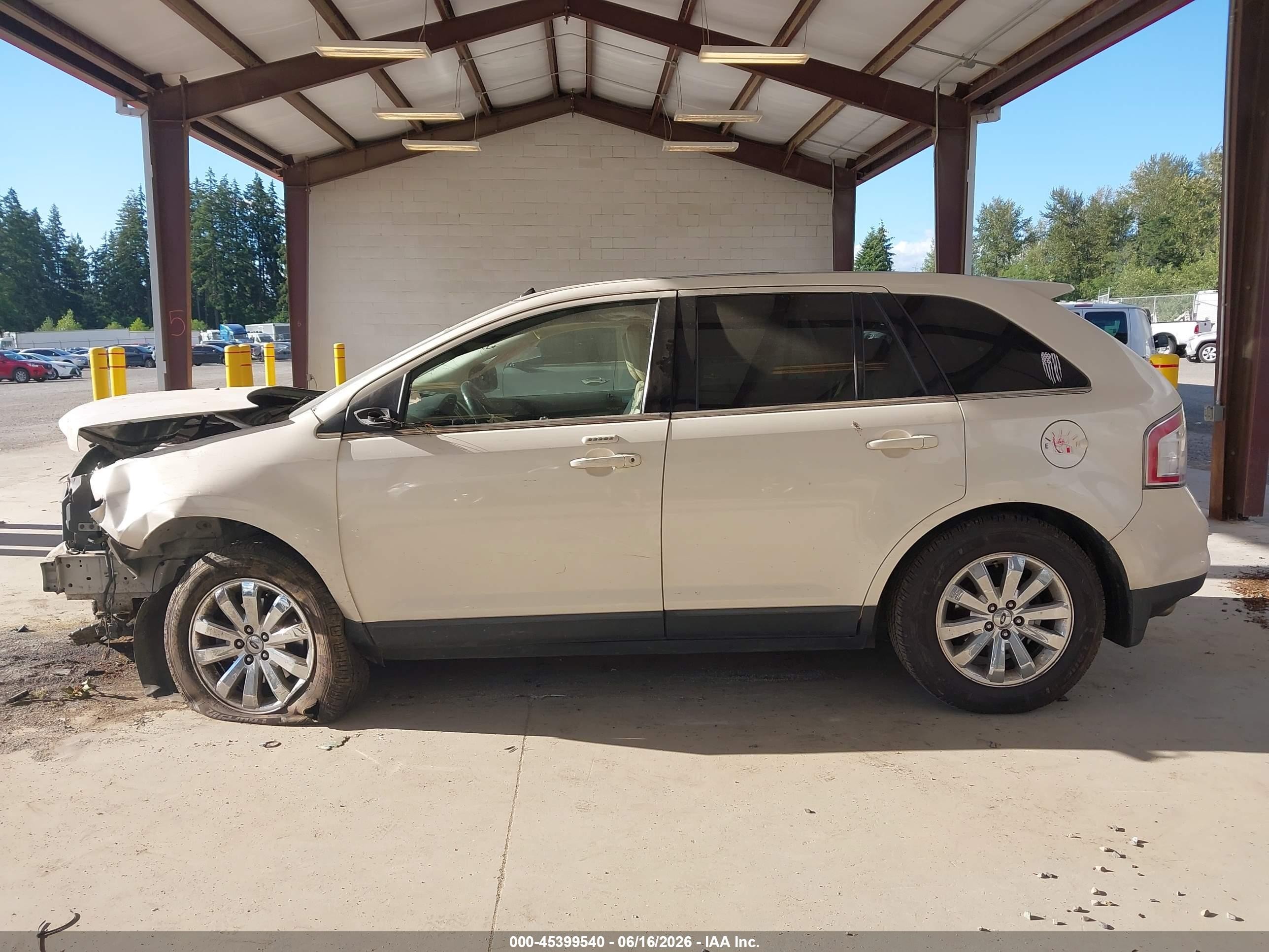 2008 Ford Edge Limited Beige vin: 2FMDK49C68BA59950