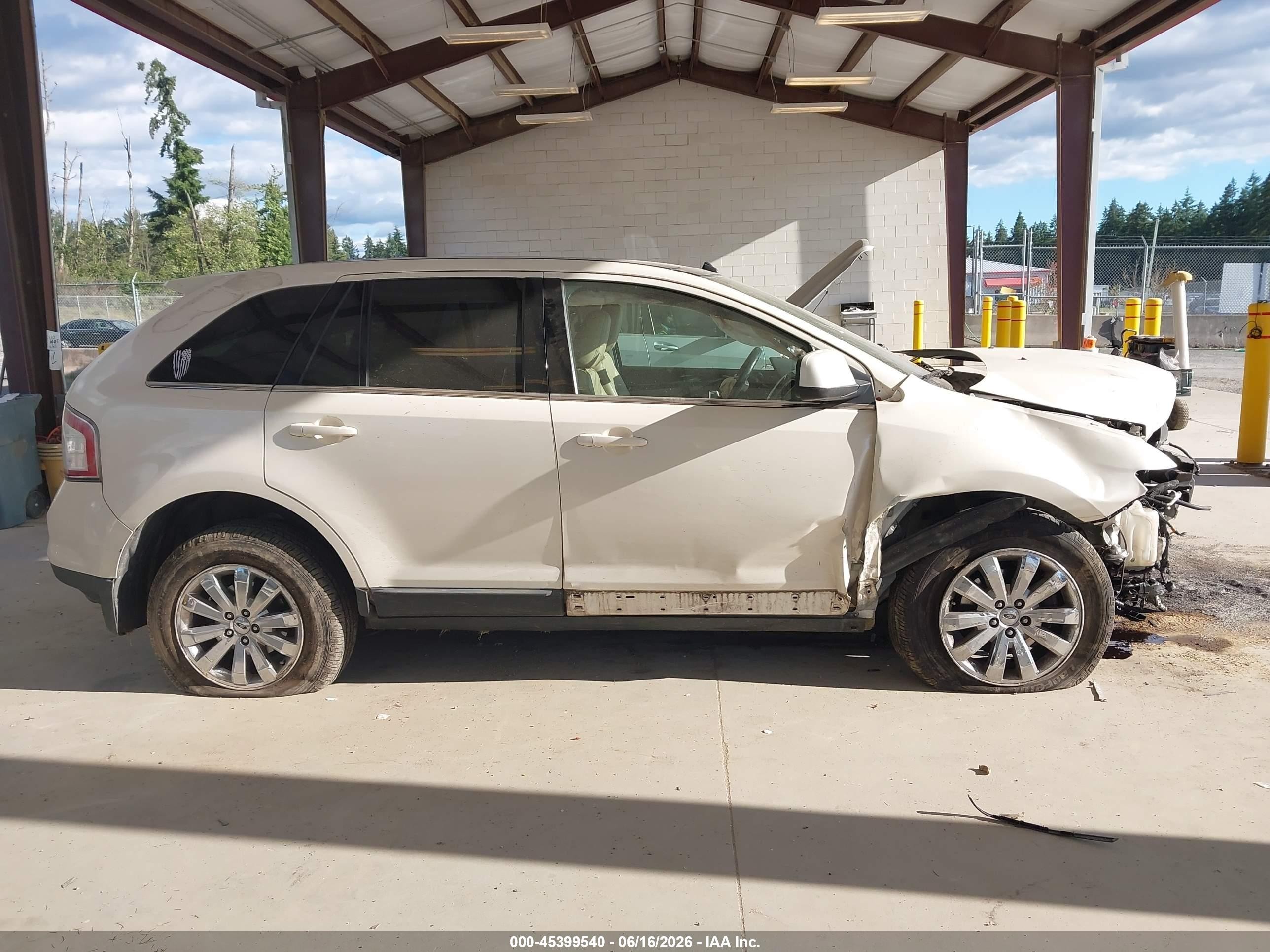2008 Ford Edge Limited Beige vin: 2FMDK49C68BA59950