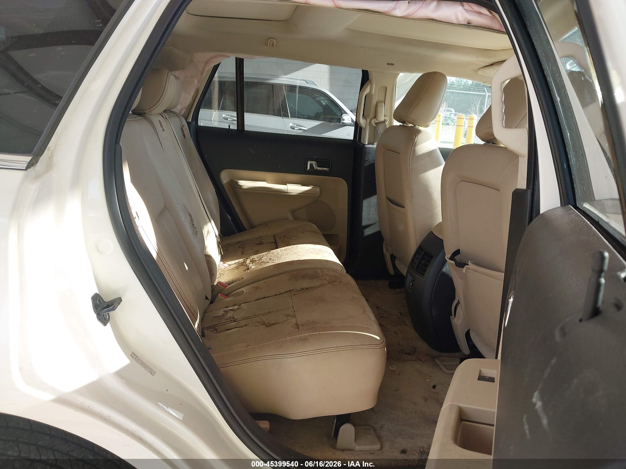 2008 Ford Edge Limited Beige vin: 2FMDK49C68BA59950