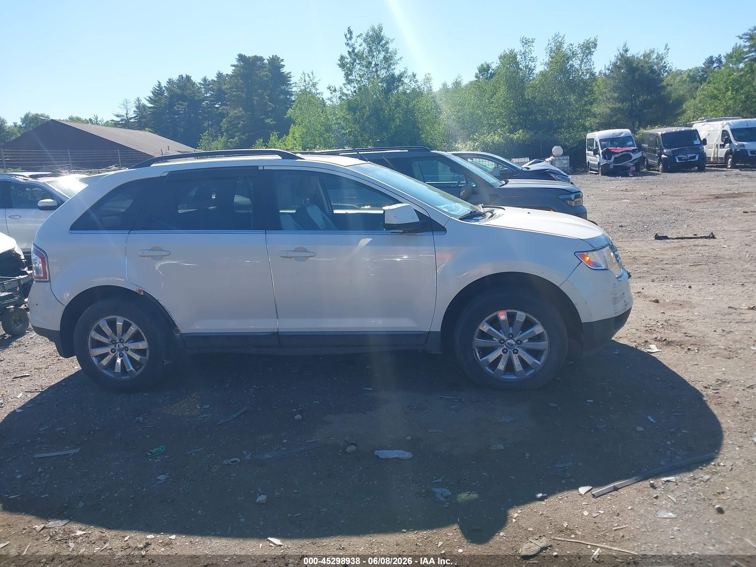 2008 Ford Edge Limited Белый vin: 2FMDK49C68BA62363