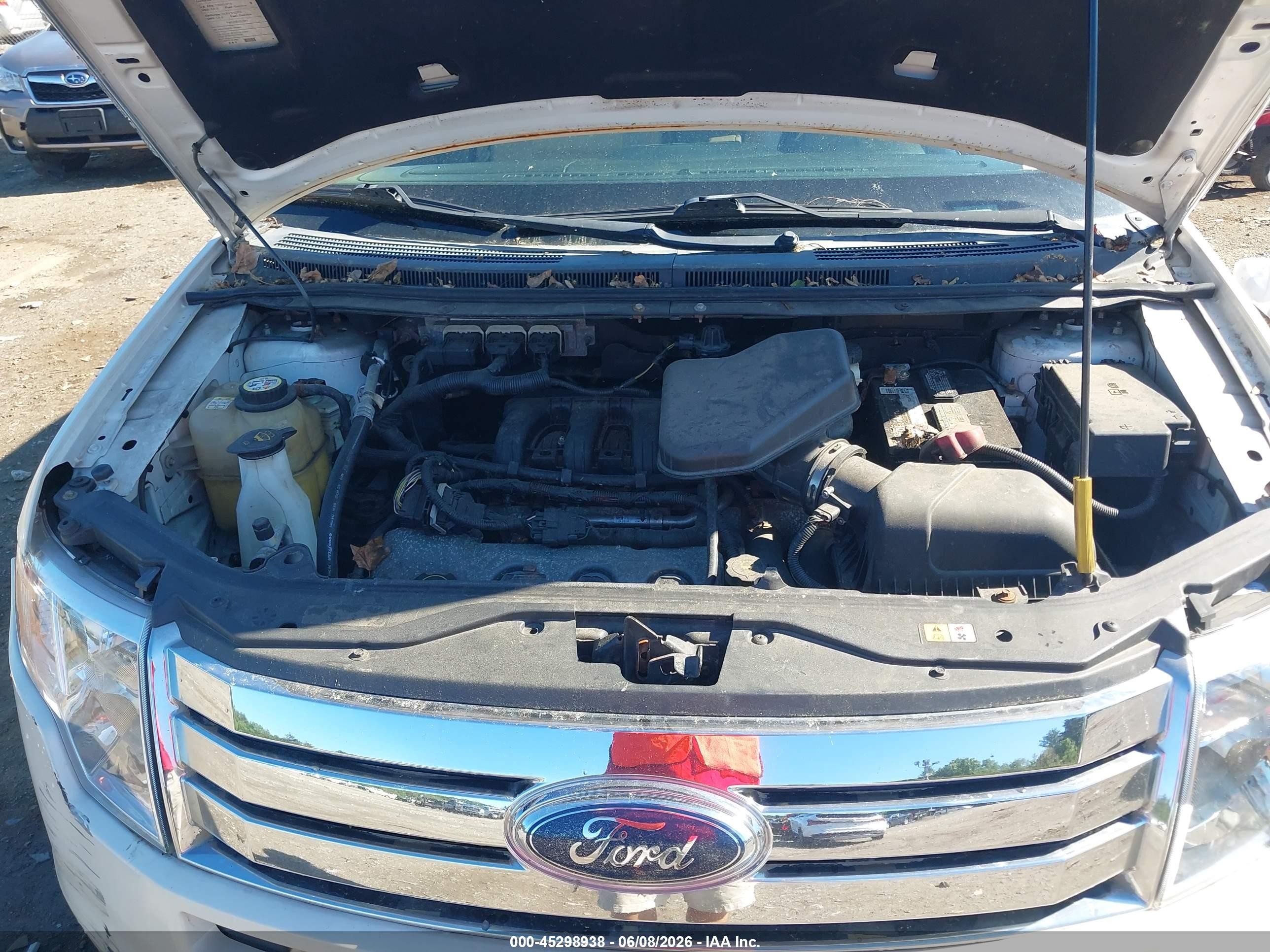 2008 Ford Edge Limited Белый vin: 2FMDK49C68BA62363