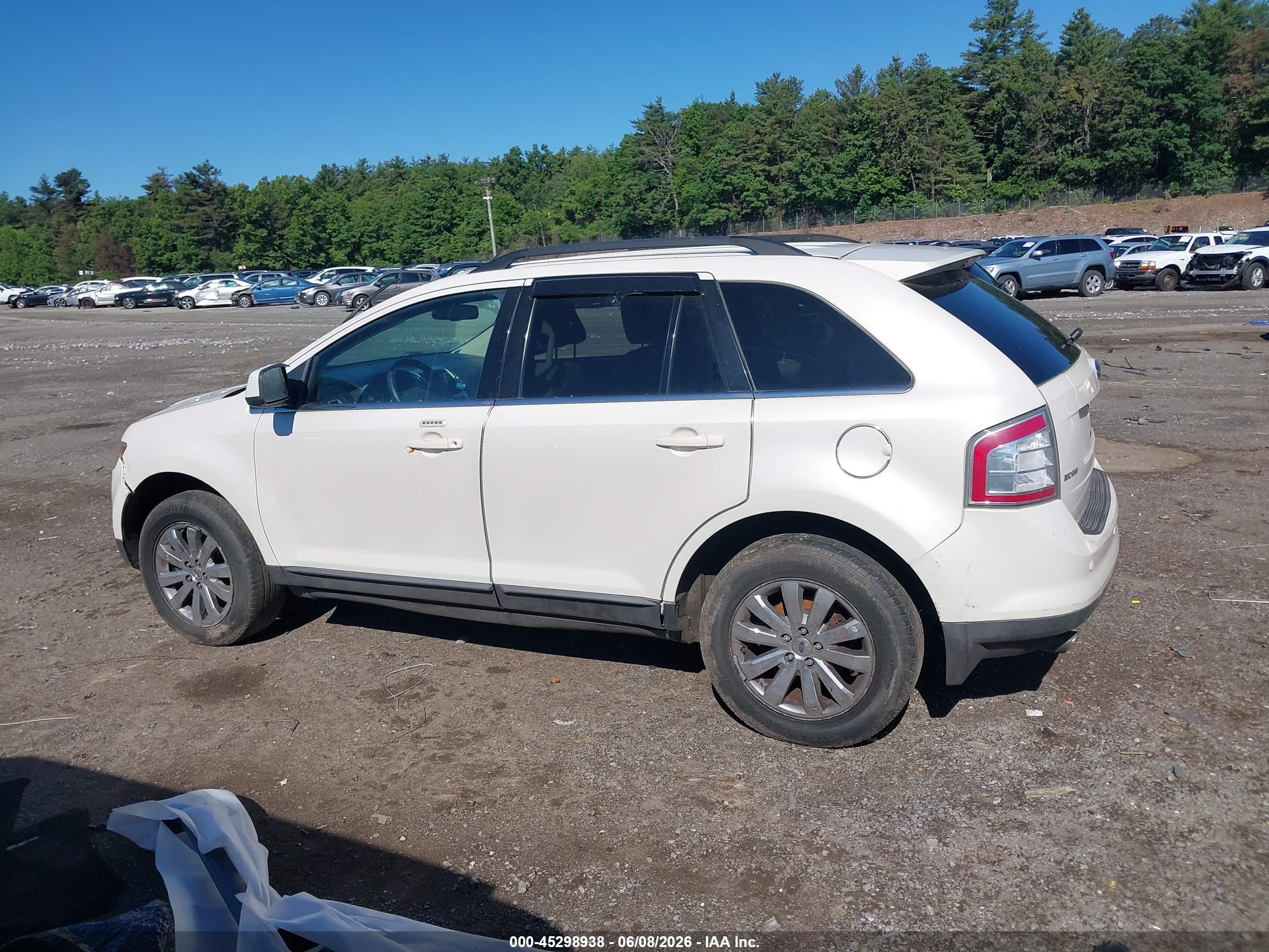 2008 Ford Edge Limited Белый vin: 2FMDK49C68BA62363