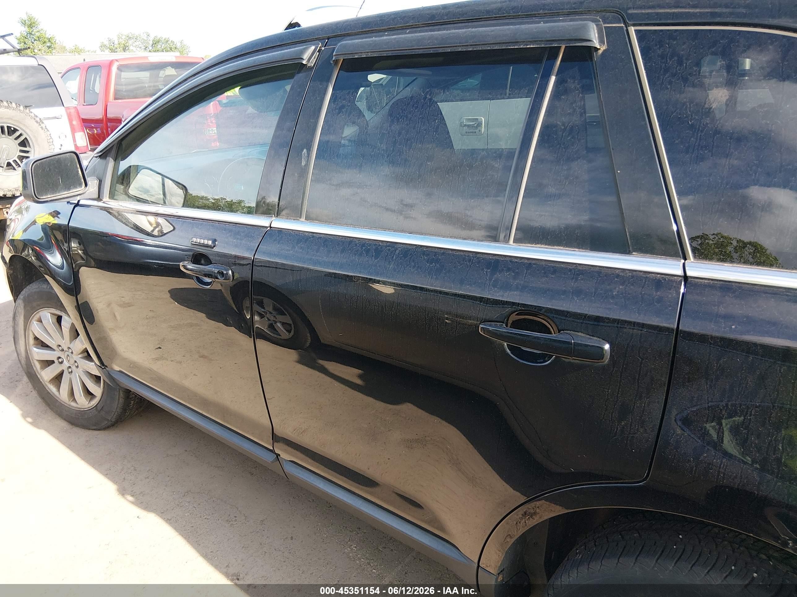 2008 Ford Edge Limited Black vin: 2FMDK49C68BA86176