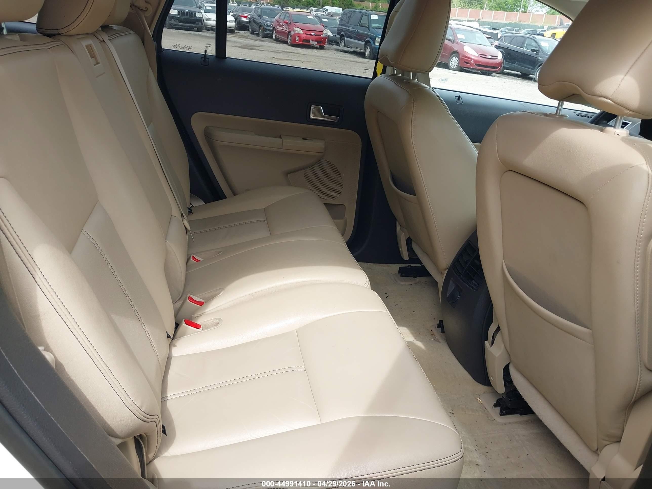 2008 Ford Edge Limited White vin: 2FMDK49C68BA96674