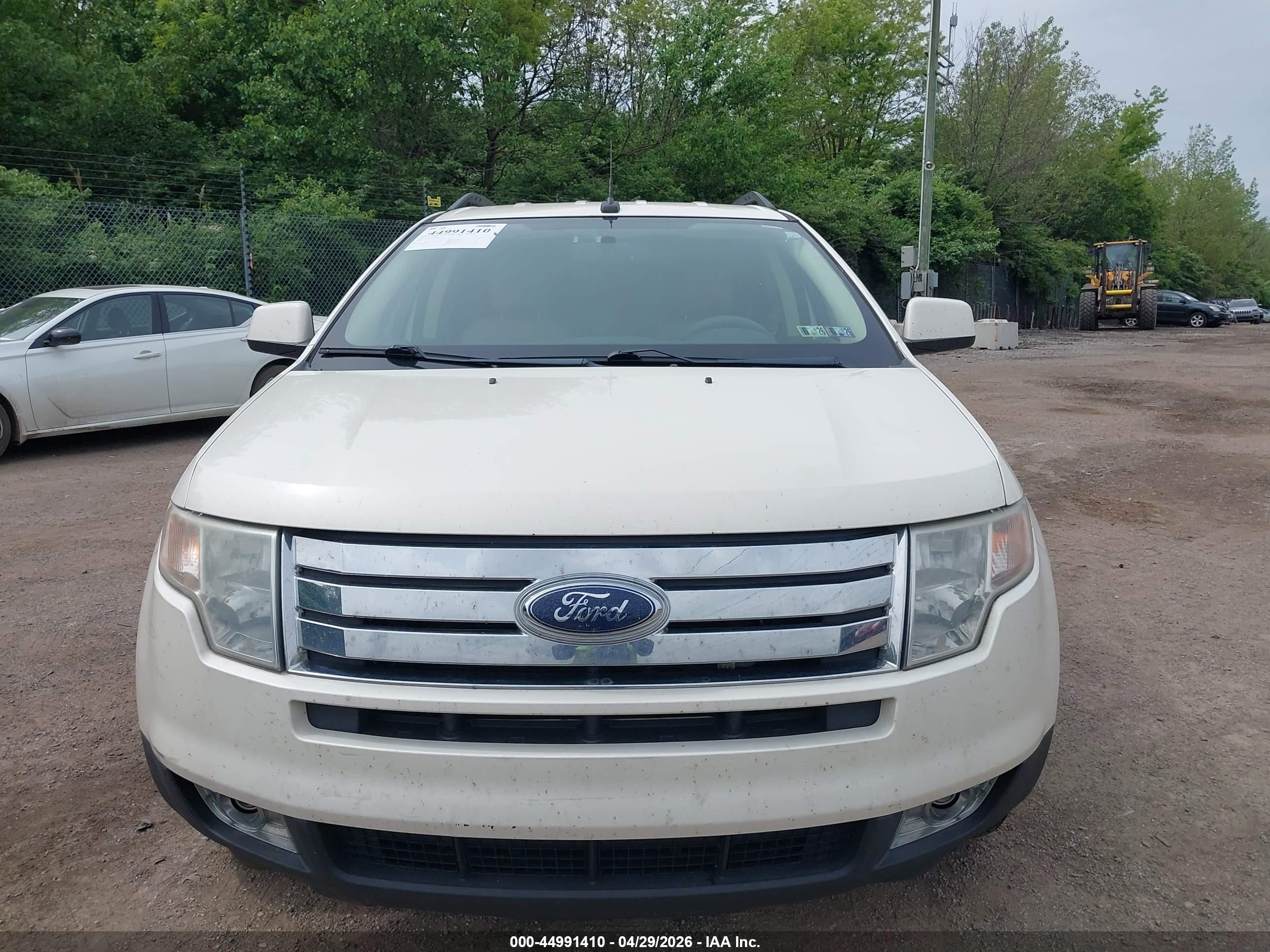 2008 Ford Edge Limited White vin: 2FMDK49C68BA96674