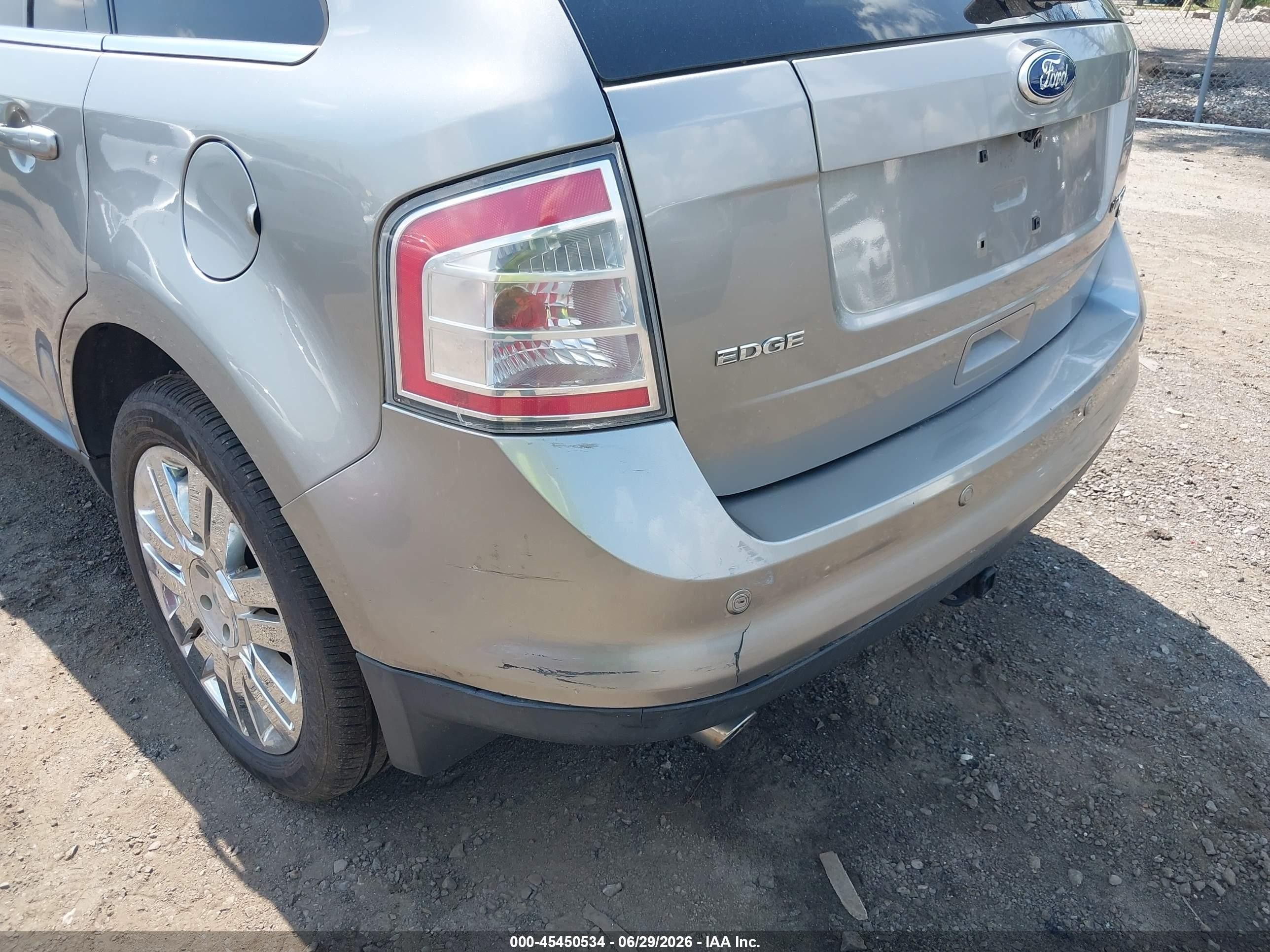 2008 Ford Edge Limited Gray vin: 2FMDK49C68BA98778