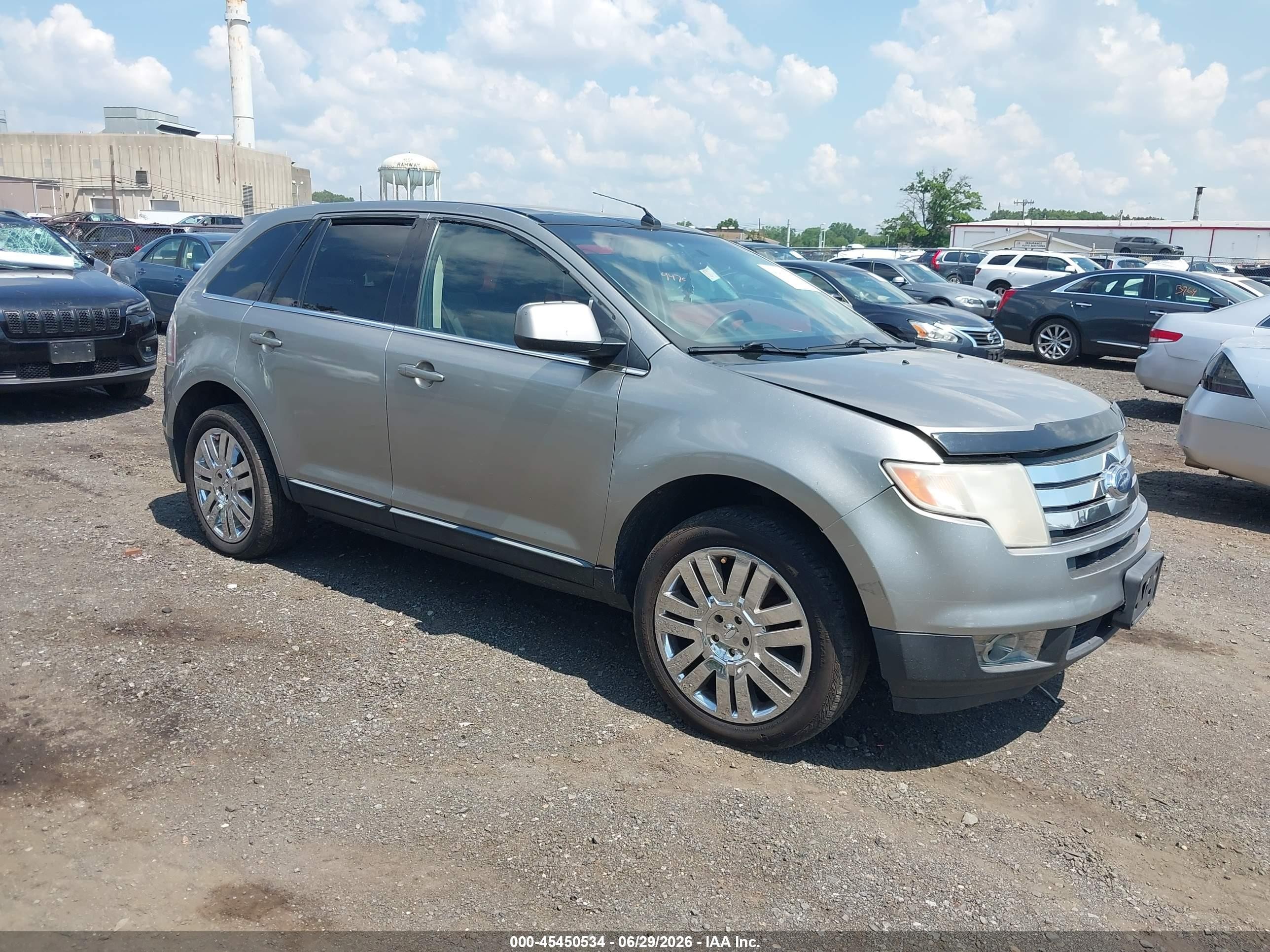 2008 Ford Edge Limited Серый vin: 2FMDK49C68BA98778