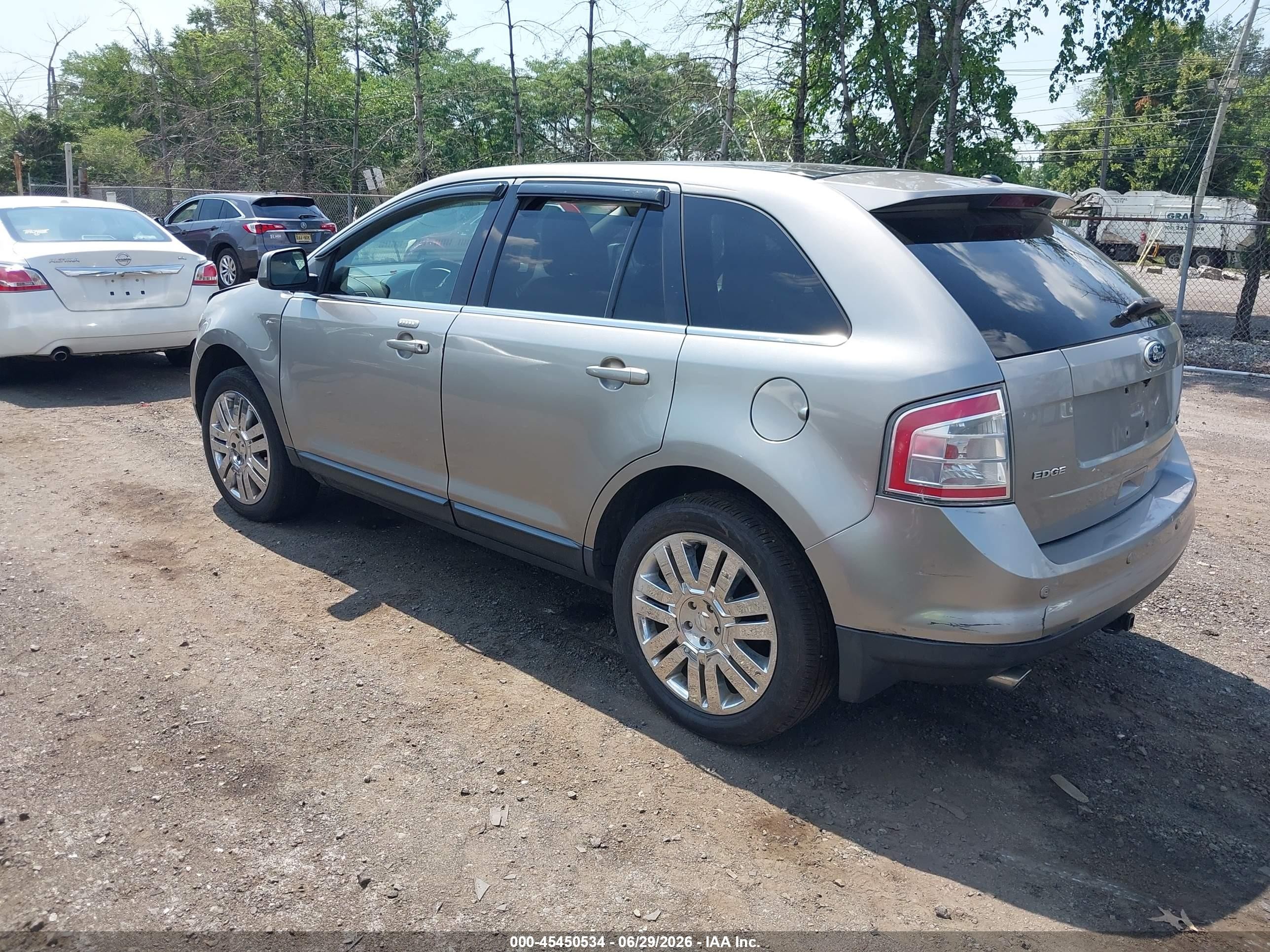 2008 Ford Edge Limited Gray vin: 2FMDK49C68BA98778