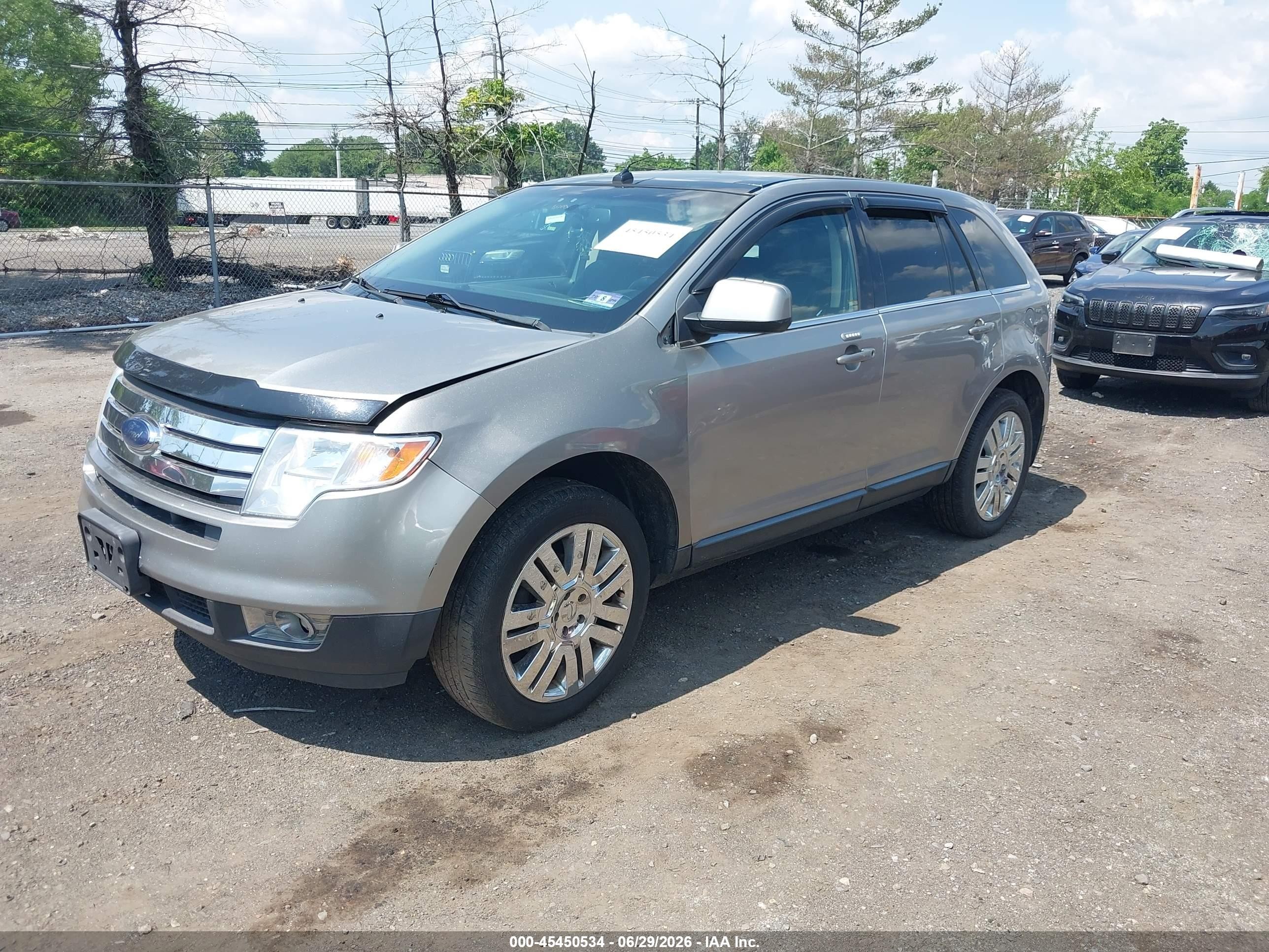 2008 Ford Edge Limited Gray vin: 2FMDK49C68BA98778