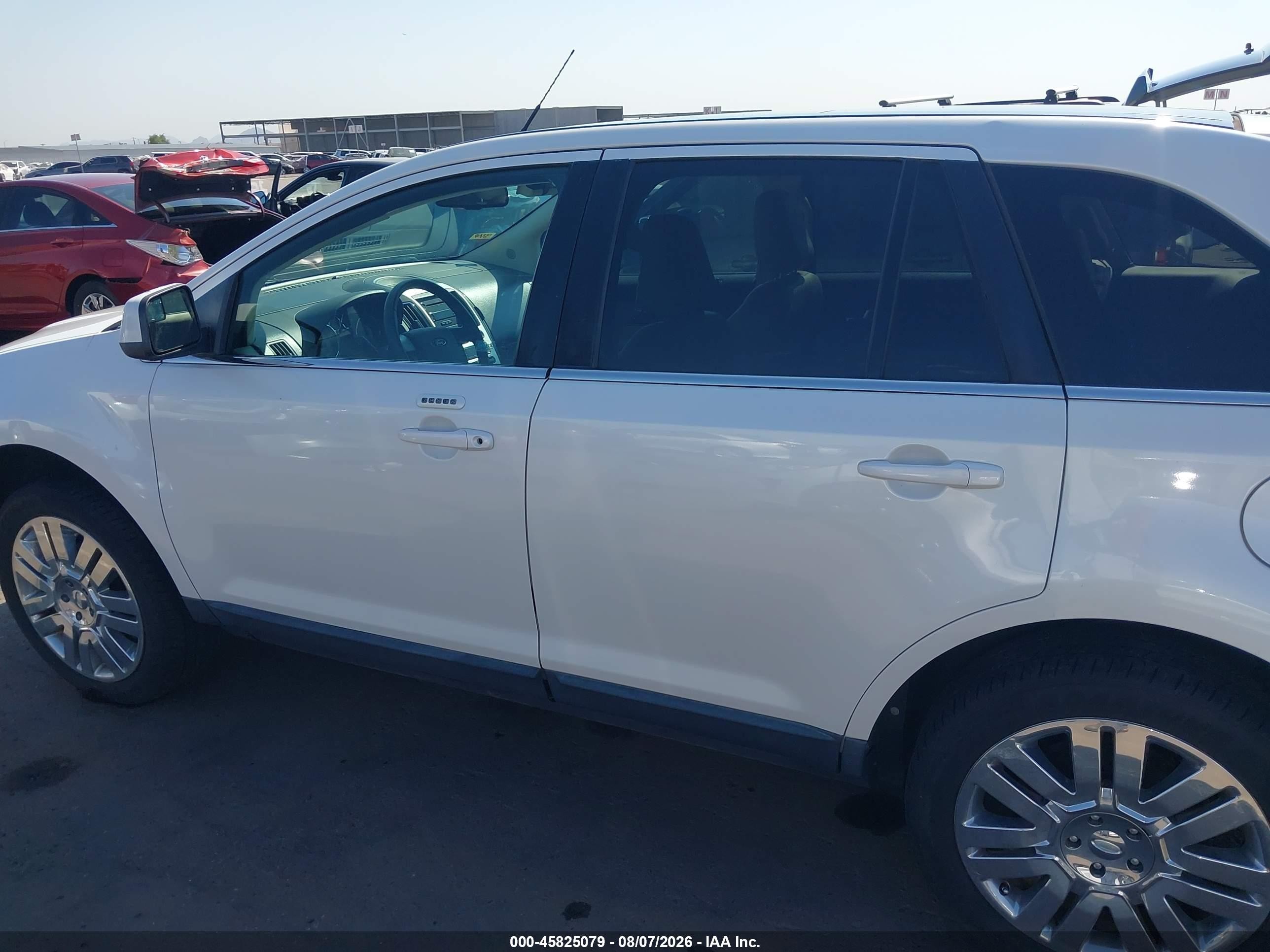 2009 Ford Edge Limited White vin: 2FMDK49C69BA82565