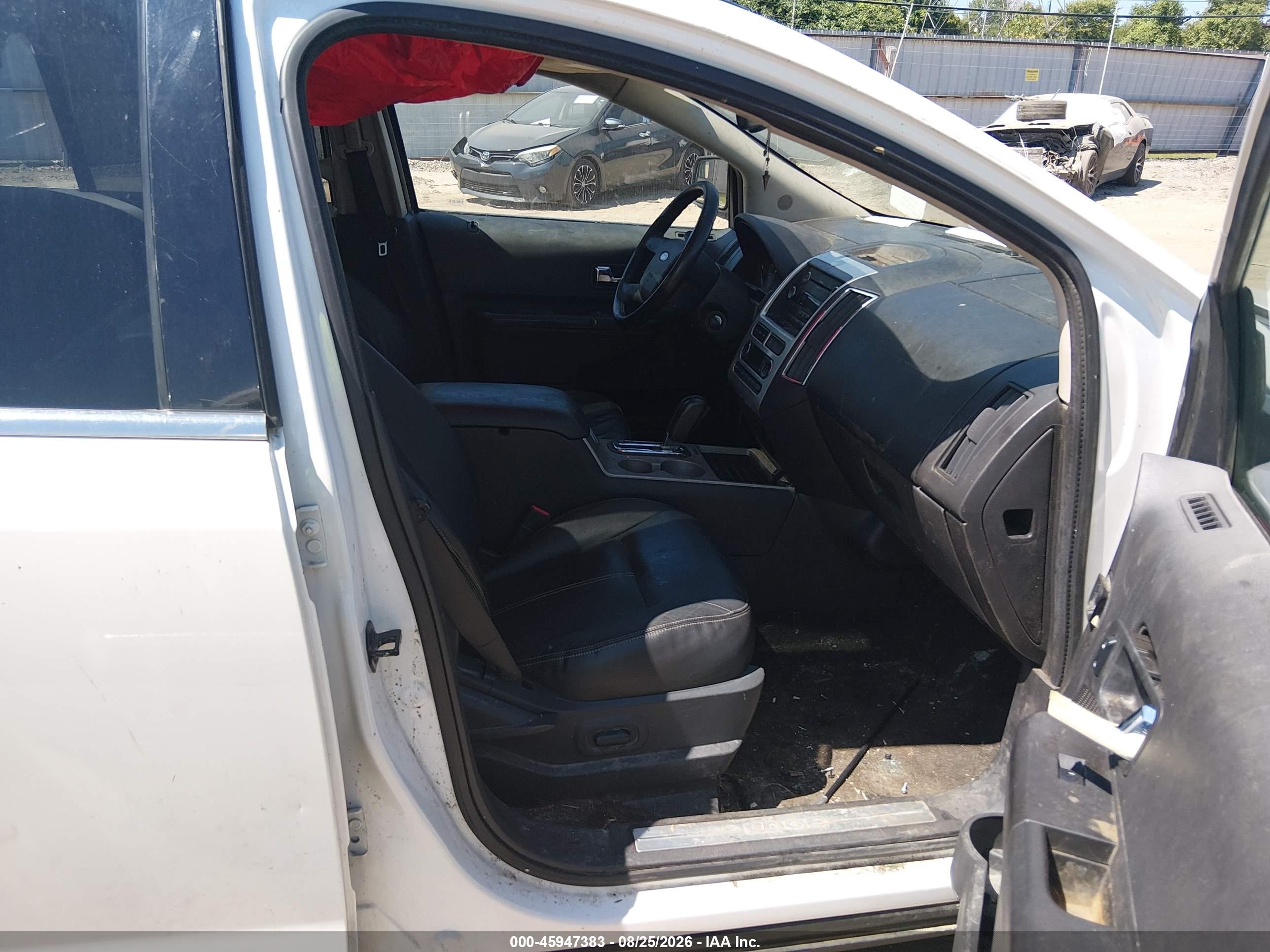 2009 Ford Edge Limited White vin: 2FMDK49C69BA87538