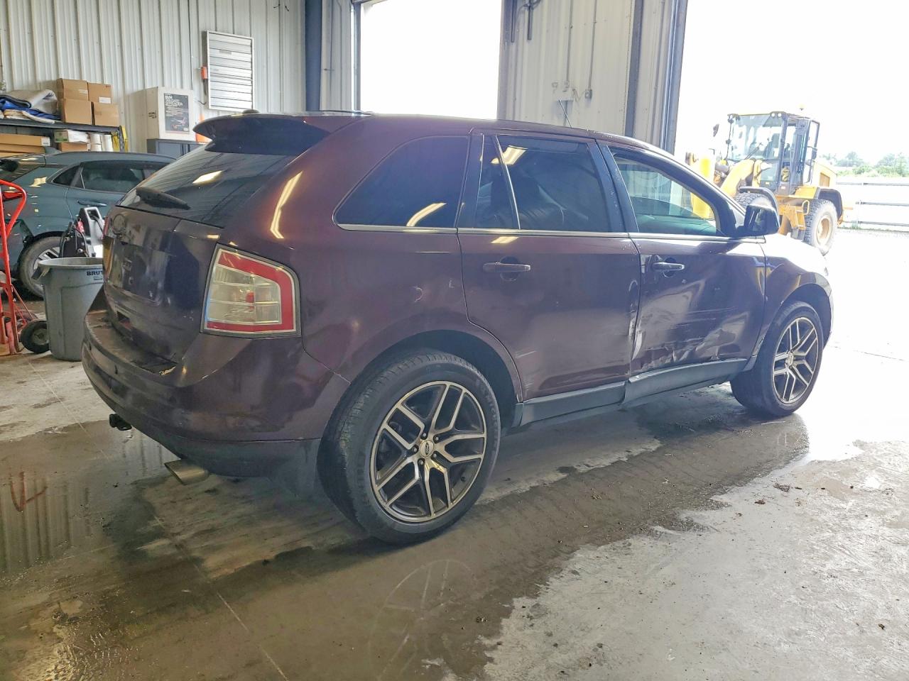 2009 Ford Edge Limited Burgundy vin: 2FMDK49C69BA90522