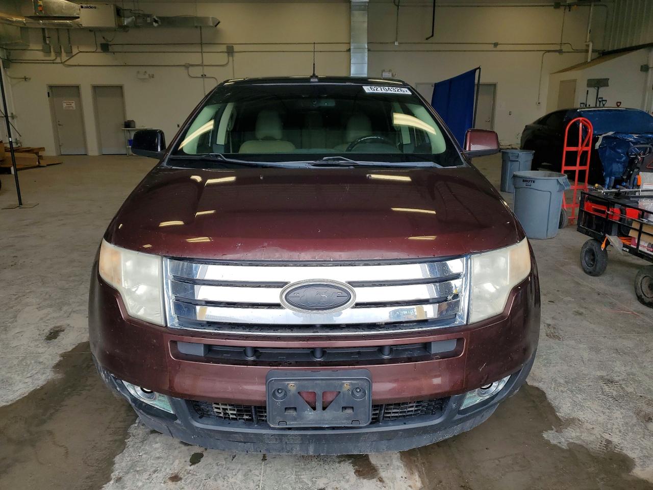 2009 Ford Edge Limited Burgundy vin: 2FMDK49C69BA90522